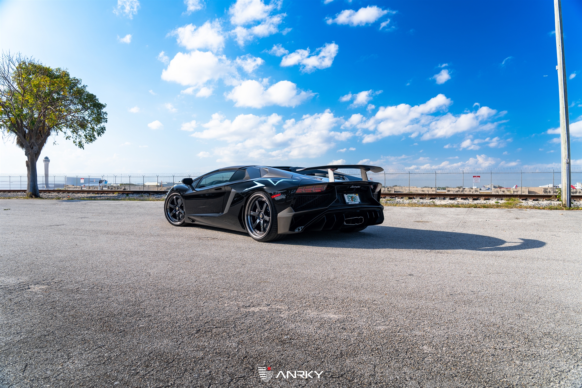 Lamborghini Aventador SV Roadster | Nero Noctis | on ANRKY JDX-316 | Gloss Black