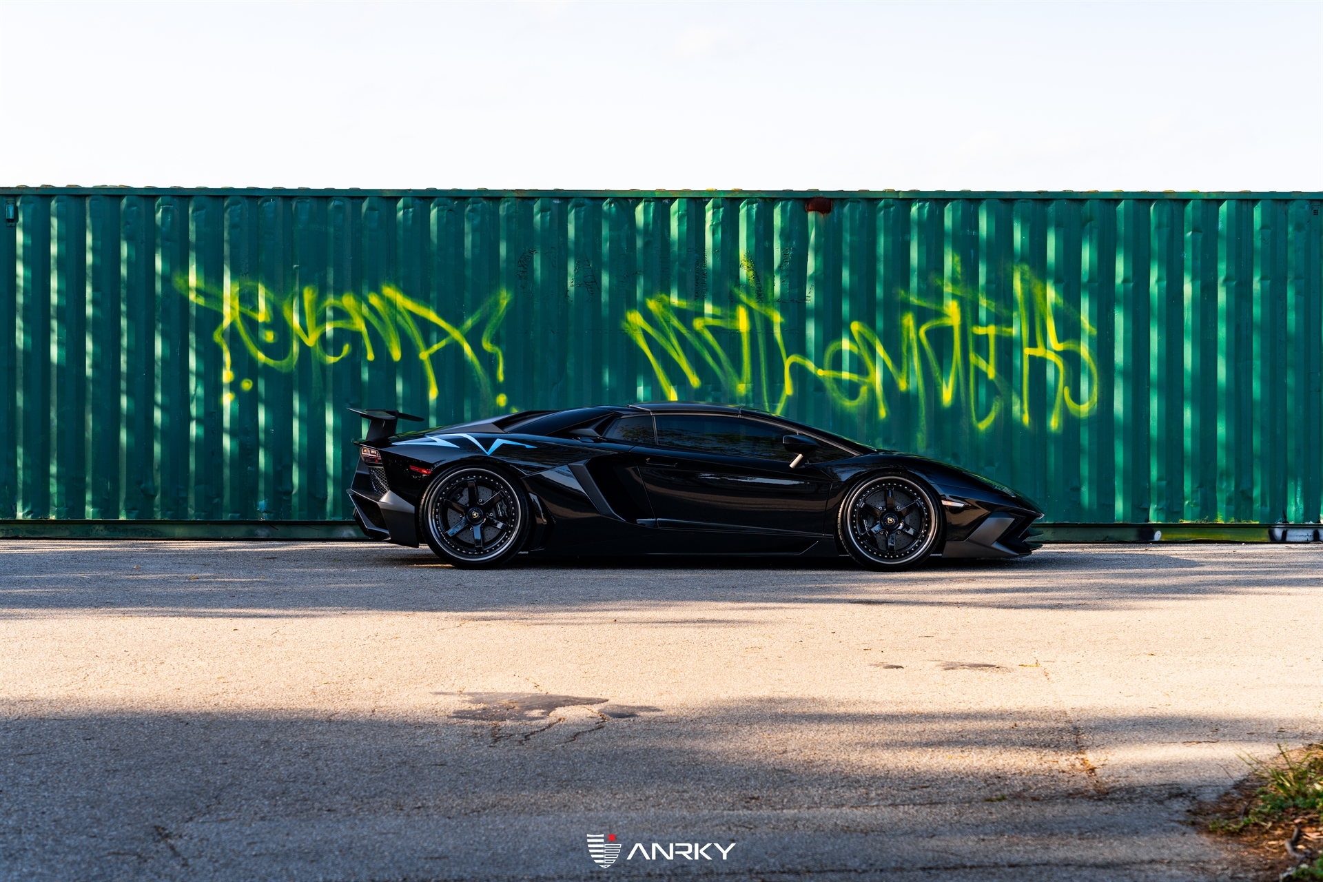 Lamborghini Aventador SV Roadster | Nero Noctis | on ANRKY JDX-316 | Gloss Black