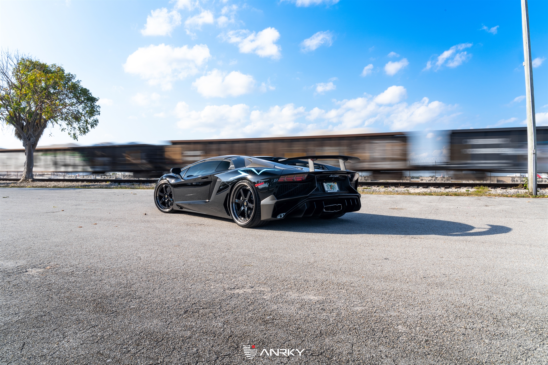 Lamborghini Aventador SV Roadster | Nero Noctis | on ANRKY JDX-316 | Gloss Black