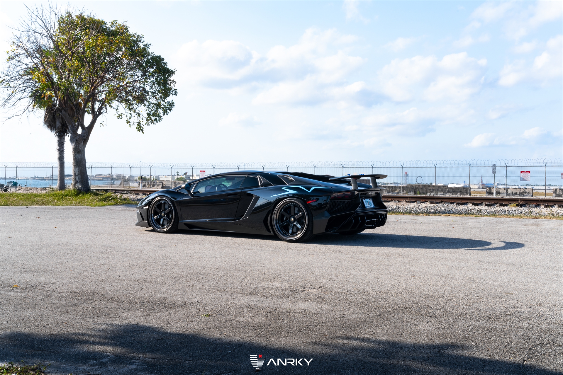 Lamborghini Aventador SV Roadster | Nero Noctis | on ANRKY JDX-316 | Gloss Black
