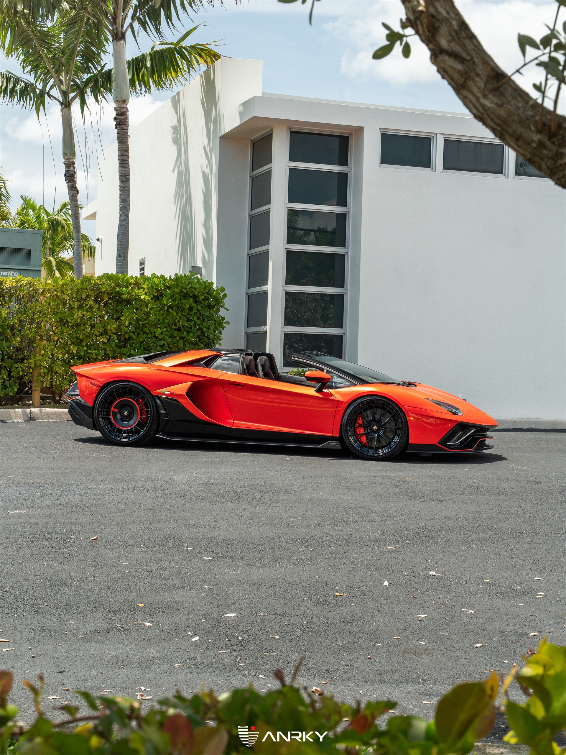 Lamborghini Aventador Ultimae Roadster | | on ANRKY AN20 + AN20 AEROSport | Gloss Black