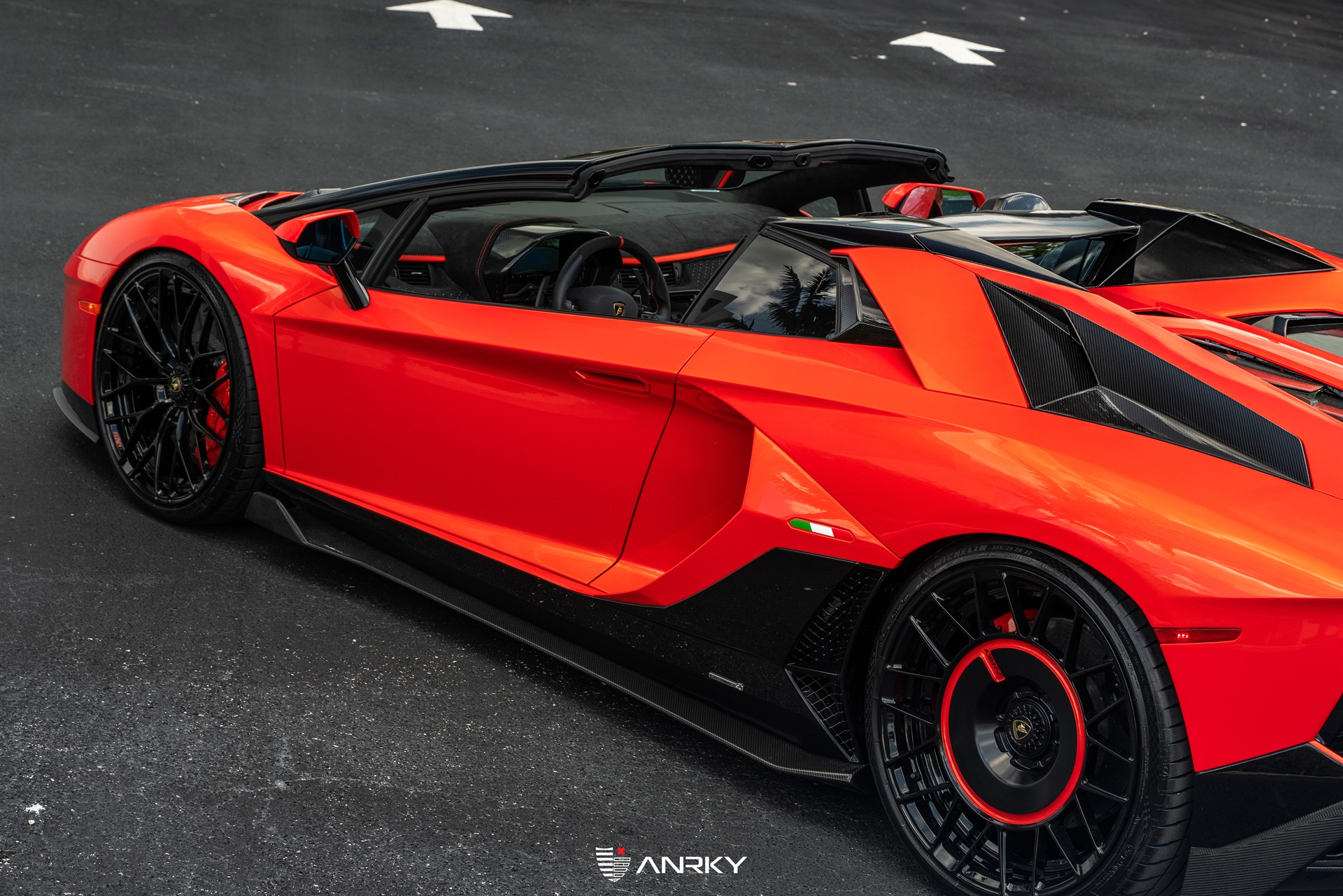 Lamborghini Aventador Ultimae Roadster | | on ANRKY AN20 + AN20 AEROSport | Gloss Black