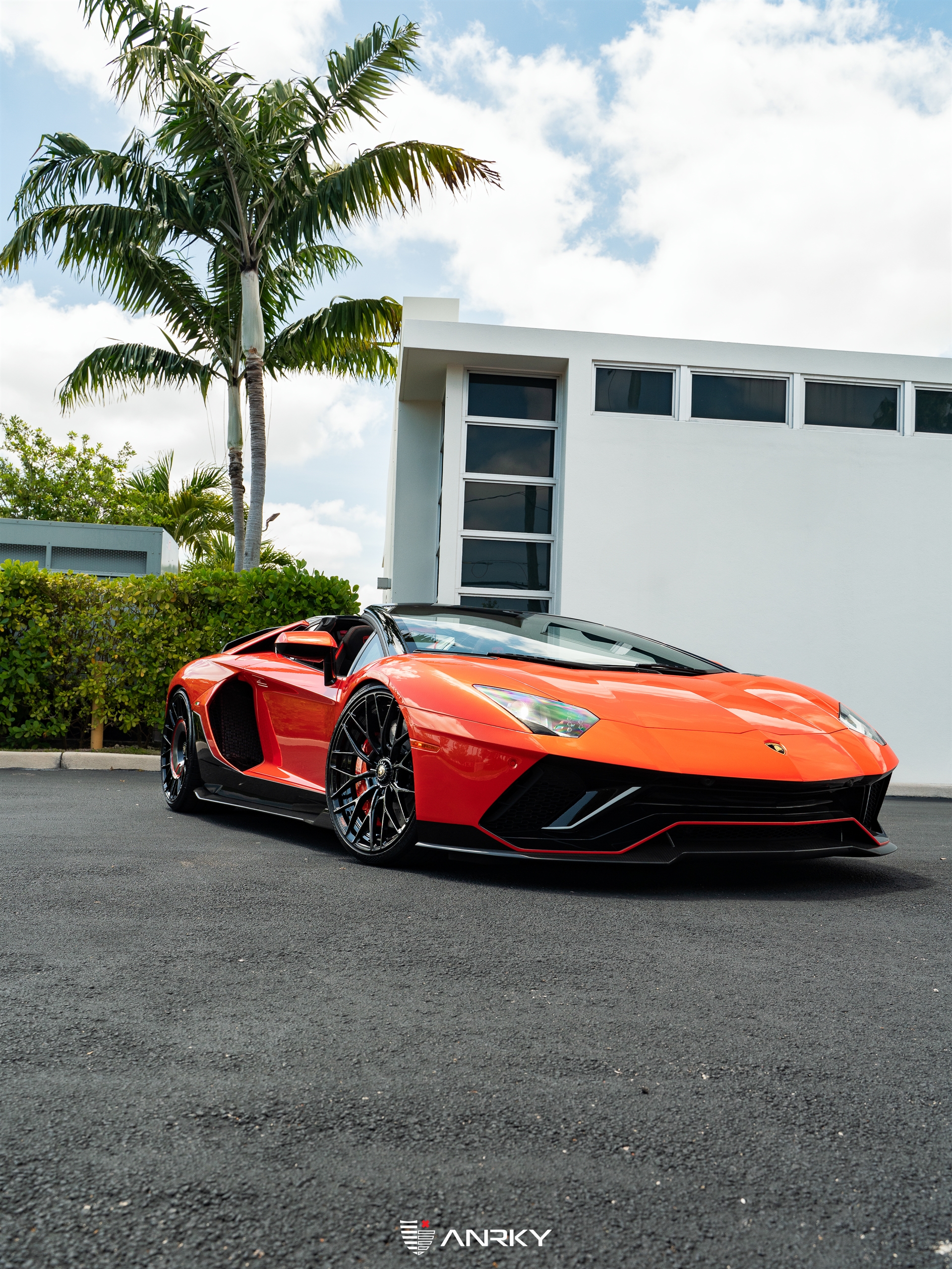 Lamborghini Aventador Ultimae Roadster | | on ANRKY AN20 + AN20 AEROSport | Gloss Black