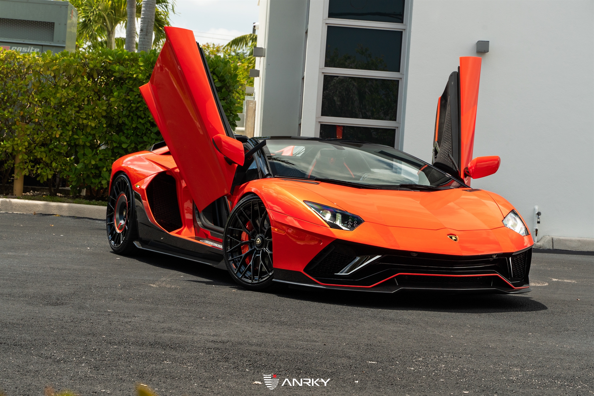 Lamborghini Aventador Ultimae Roadster | | on ANRKY AN20 + AN20 AEROSport | Gloss Black