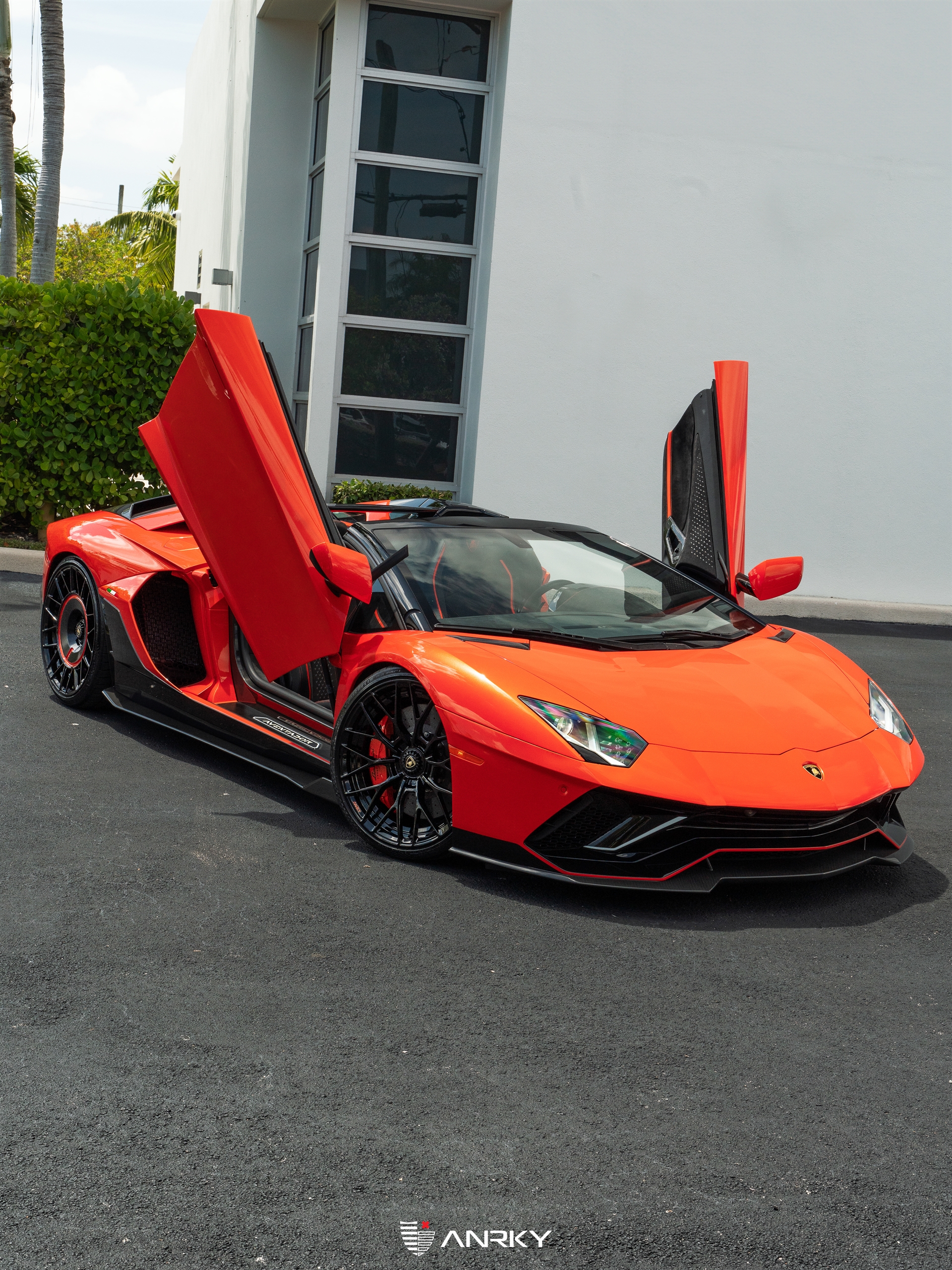 Lamborghini Aventador Ultimae Roadster | | on ANRKY AN20 + AN20 AEROSport | Gloss Black