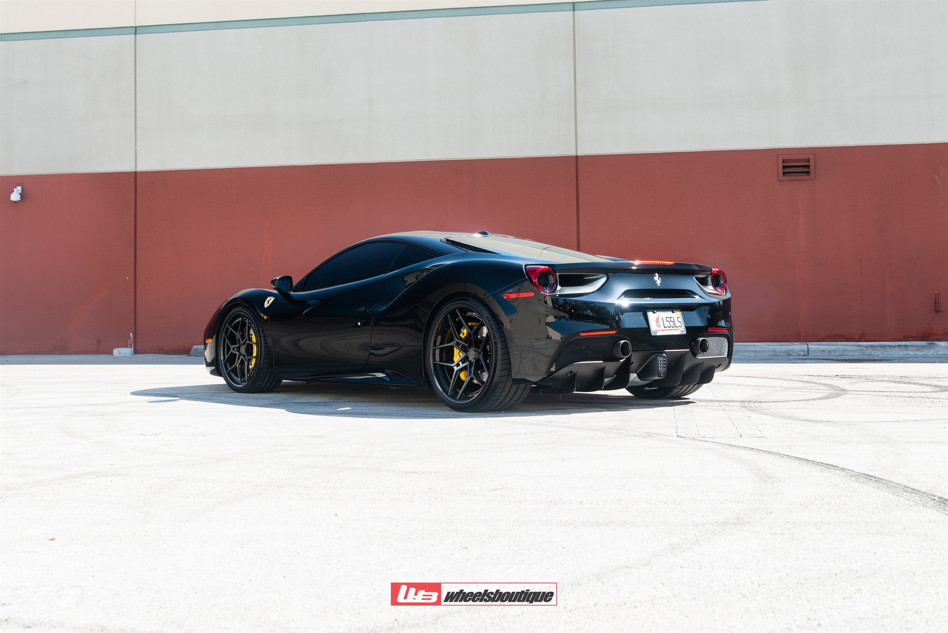 Ferrari 488 | Nero | on ANRKY S3-X4 | Satin Black