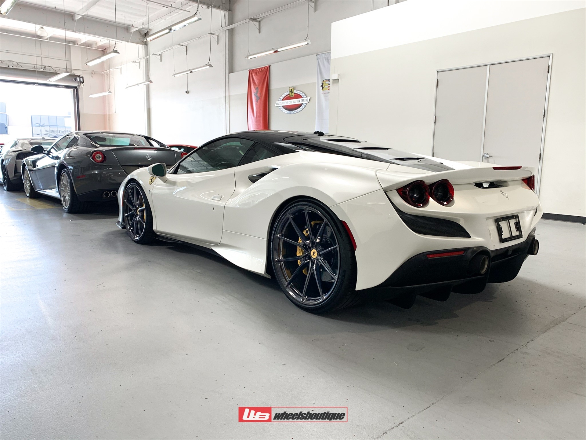 Ferrari F8 | Bianco Avus | on ANRKY AN12 | Mirror Polished Smoke