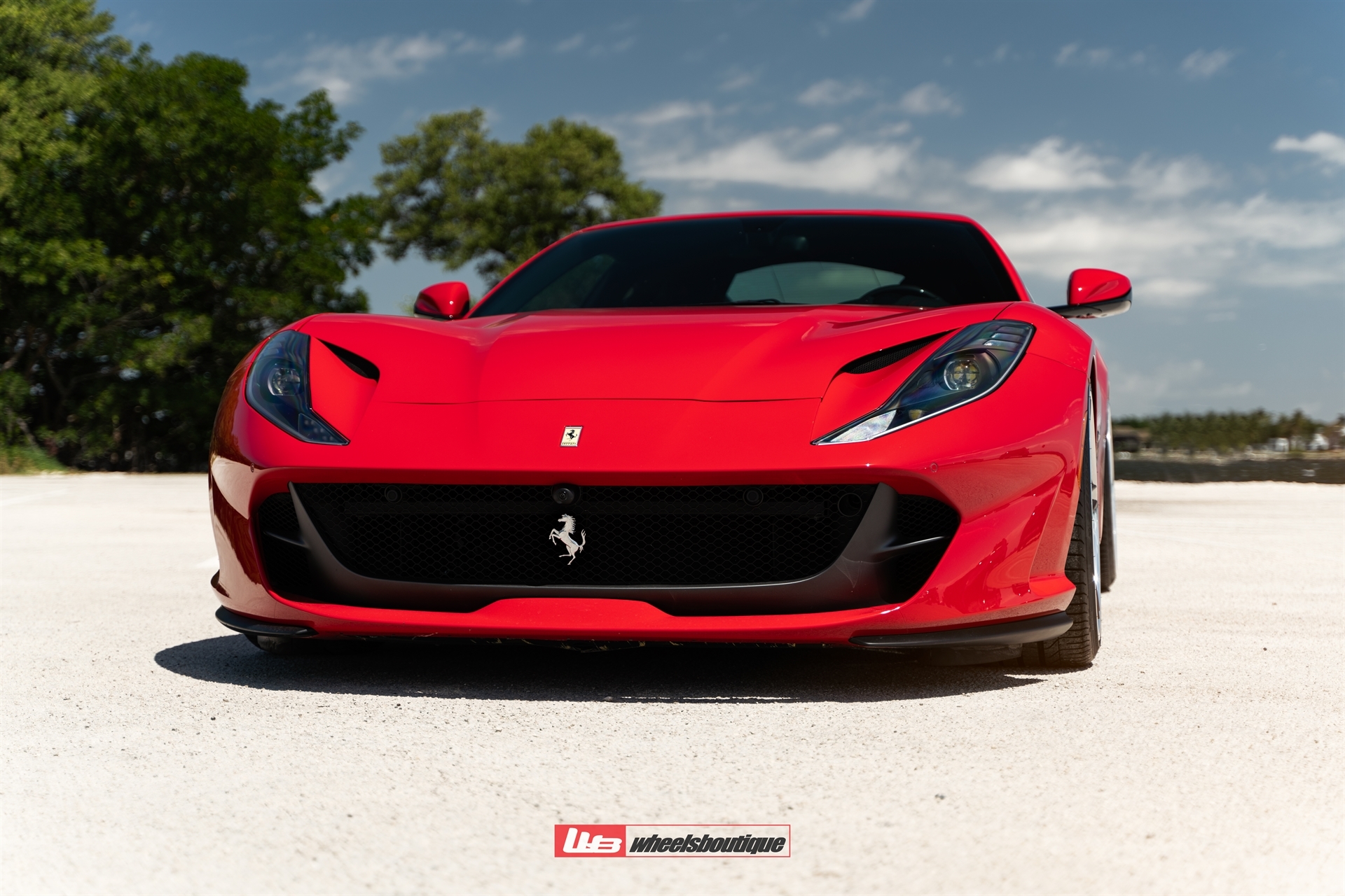 Ferrari 812 | Rosso Corsa | on ANRKY AN37 | Two-Tone: Frozen Brushed Bronze Face + Frozen Polished Bronze Windows