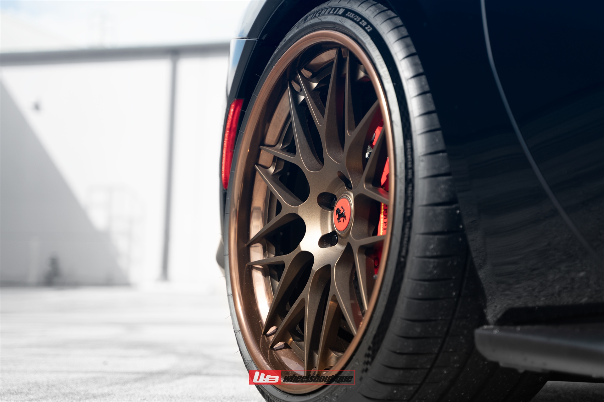 Ferrari 812 | Nero | on HRE RS100 | Polished Bronze