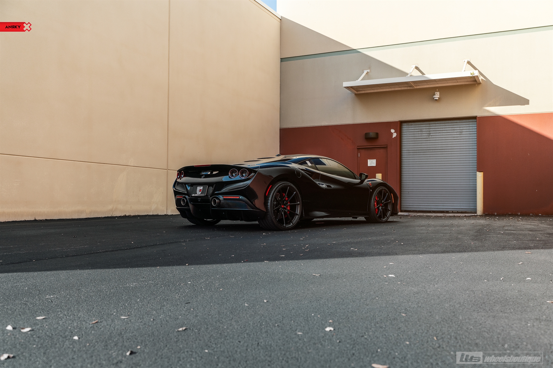 Ferrari F8 | Nero | on ANRKY AN12 | Satin Black