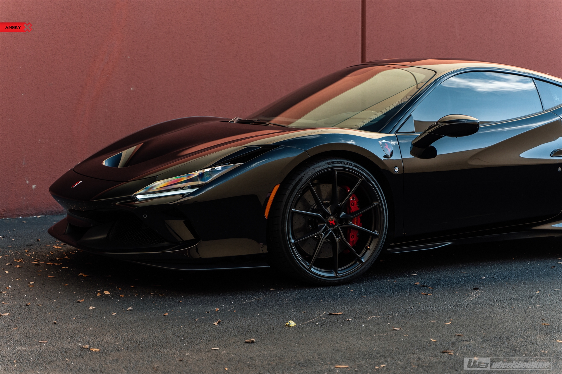 Ferrari F8 | Nero | on ANRKY AN12 | Satin Black