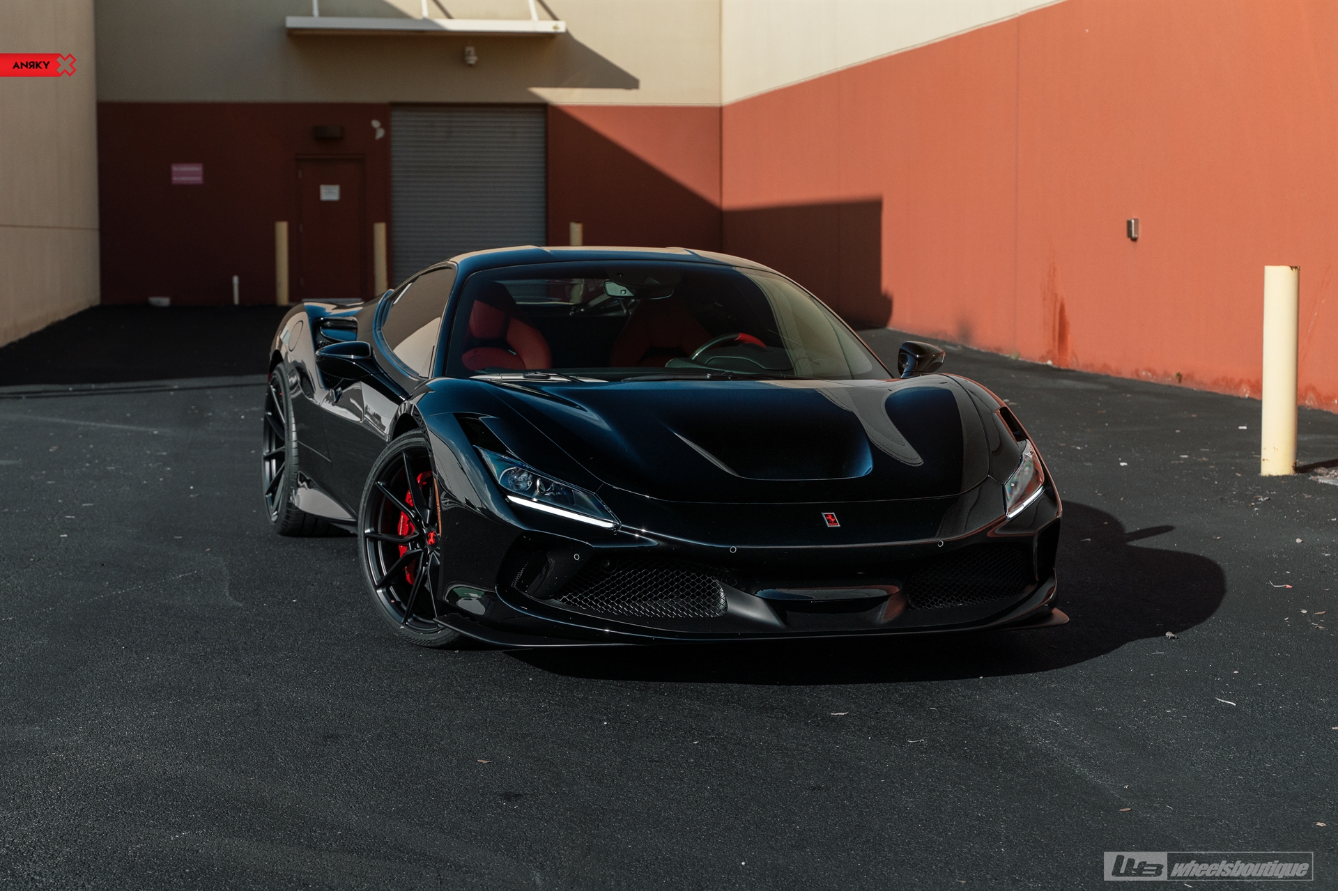 Ferrari F8 | Nero | on ANRKY AN12 | Satin Black