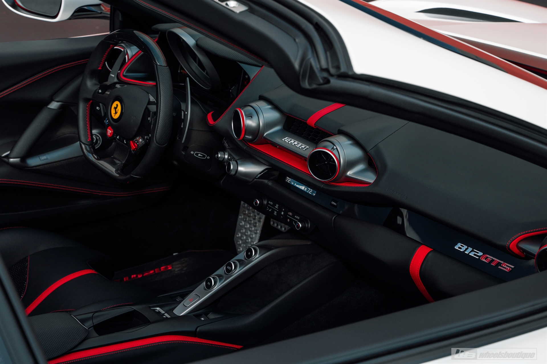 Ferrari 812 GTS | Bianco Avus | on ANRKY AN12 | Brushed Clear