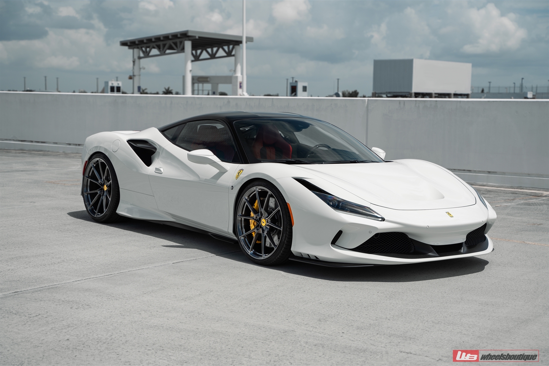 Ferrari F8 | Bianco Avus | on ANRKY AN12 | Mirror Polished Smoke