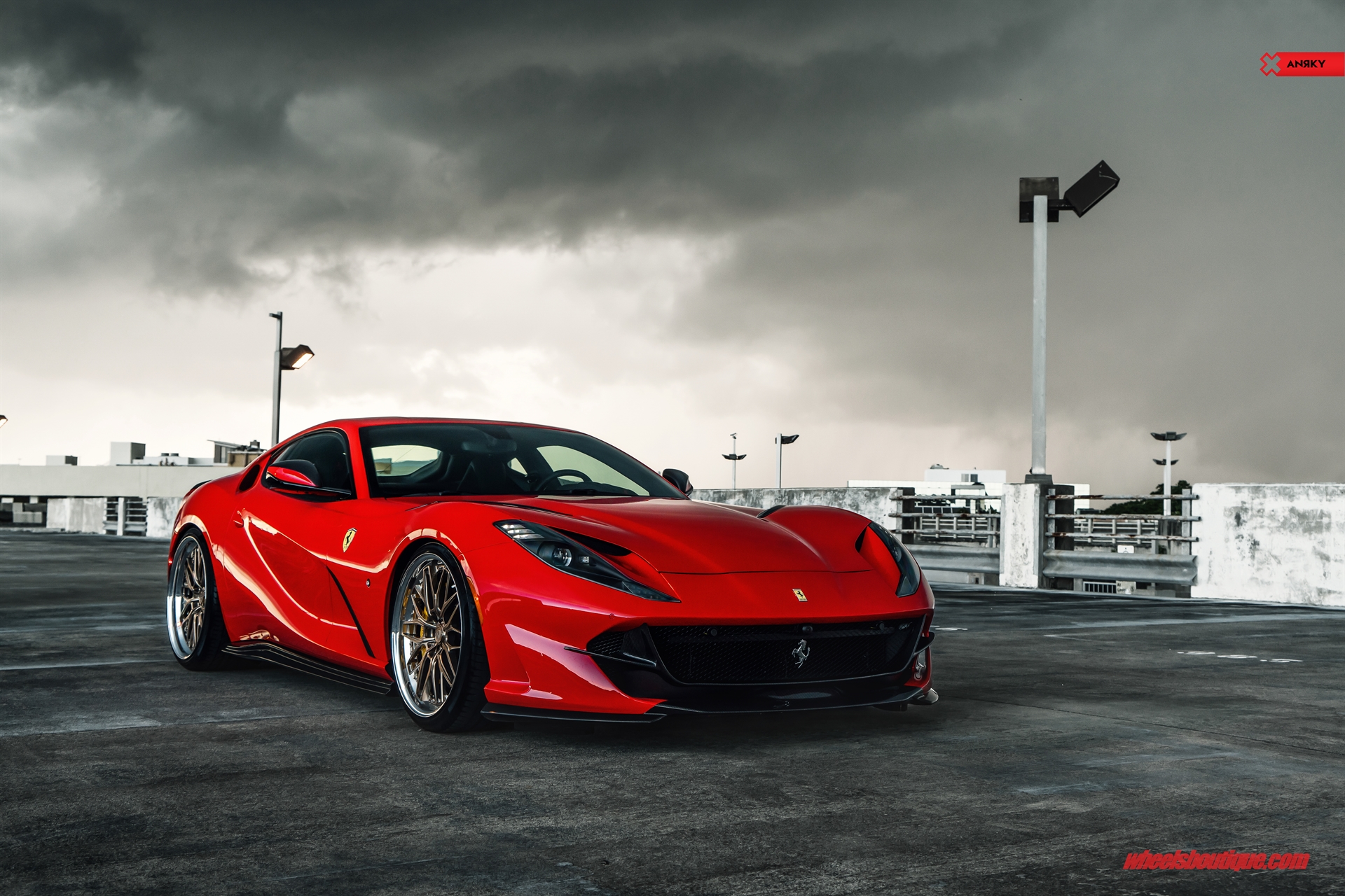 Novitec 812 | Rosso Corsa | on ANRKY RS1 | Polished Champagne