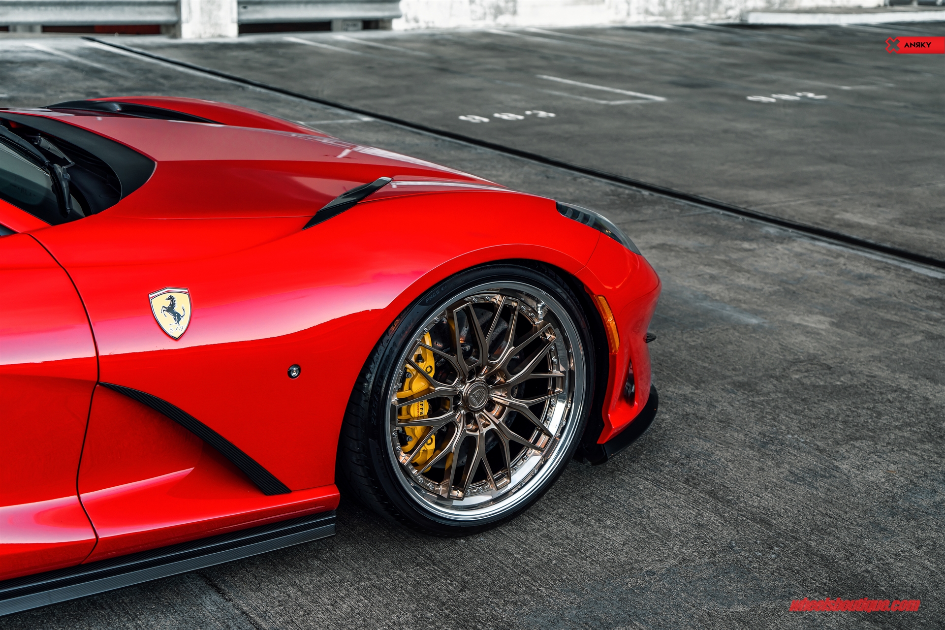 Novitec 812 | Rosso Corsa | on ANRKY RS1 | Polished Champagne