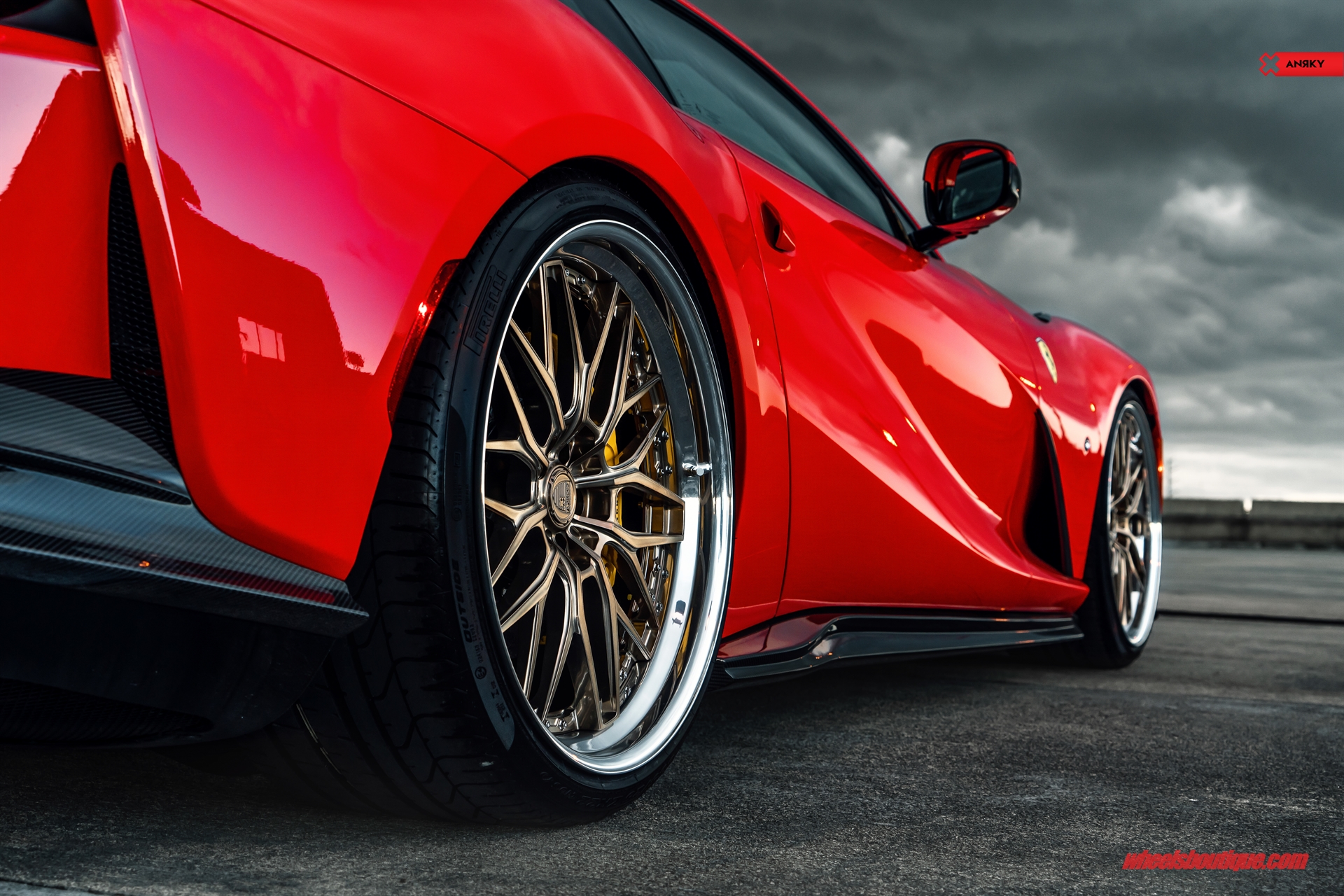 Novitec 812 | Rosso Corsa | on ANRKY RS1 | Polished Champagne