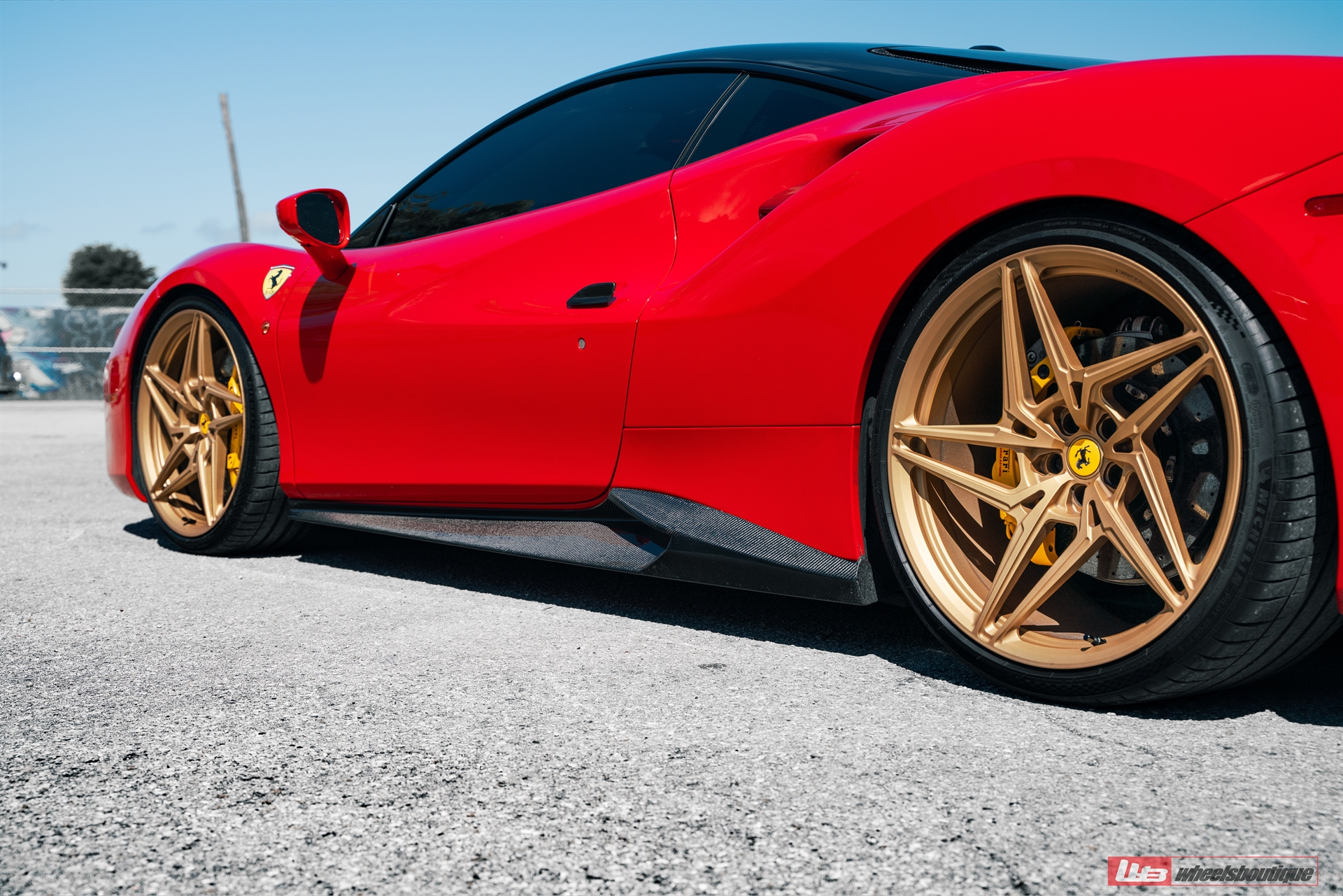 Ferrari 488 | Rosso Corsa | on ANRKY S1-X3 | Satin Gold
