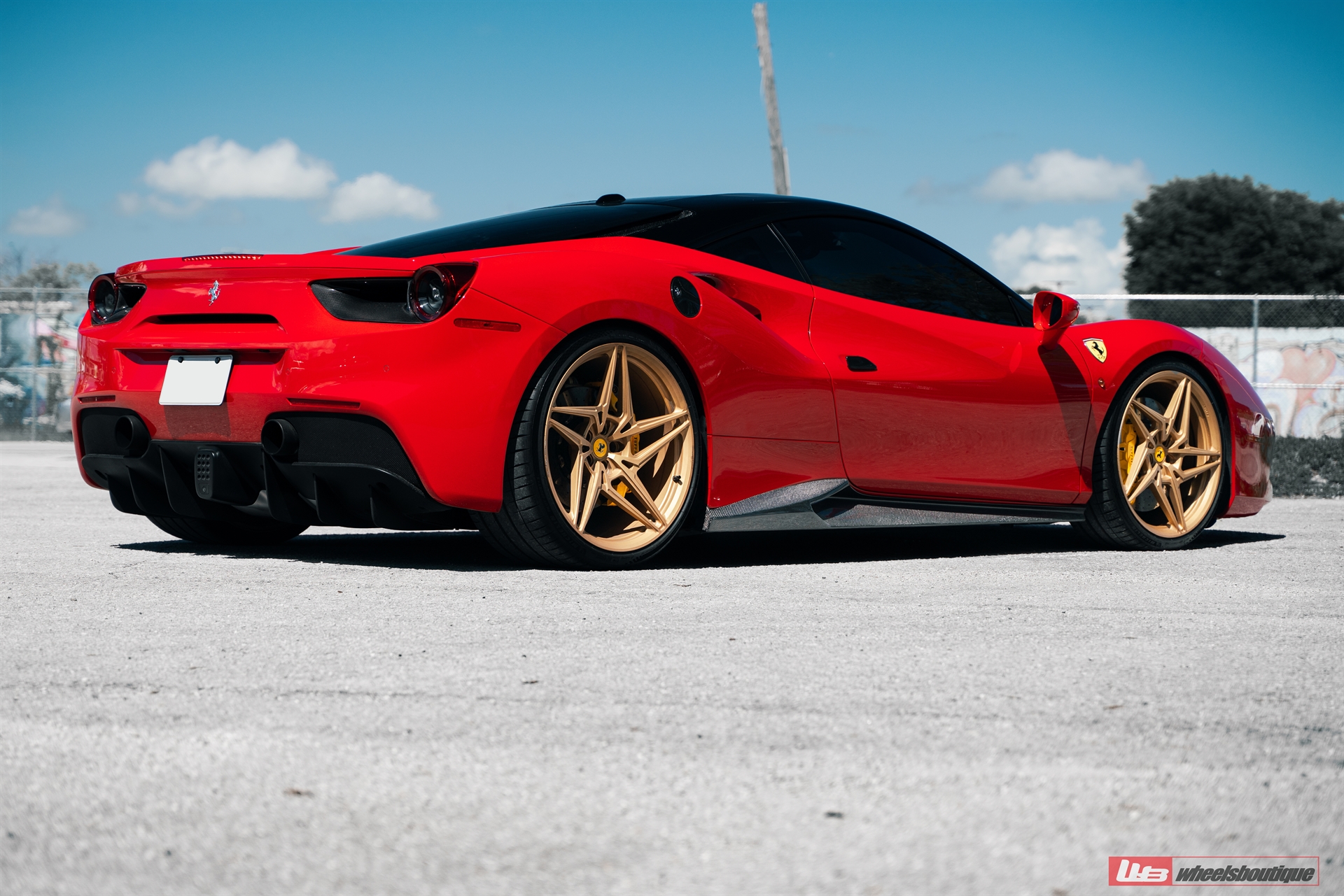 Ferrari 488 | Rosso Corsa | on ANRKY S1-X3 | Satin Gold