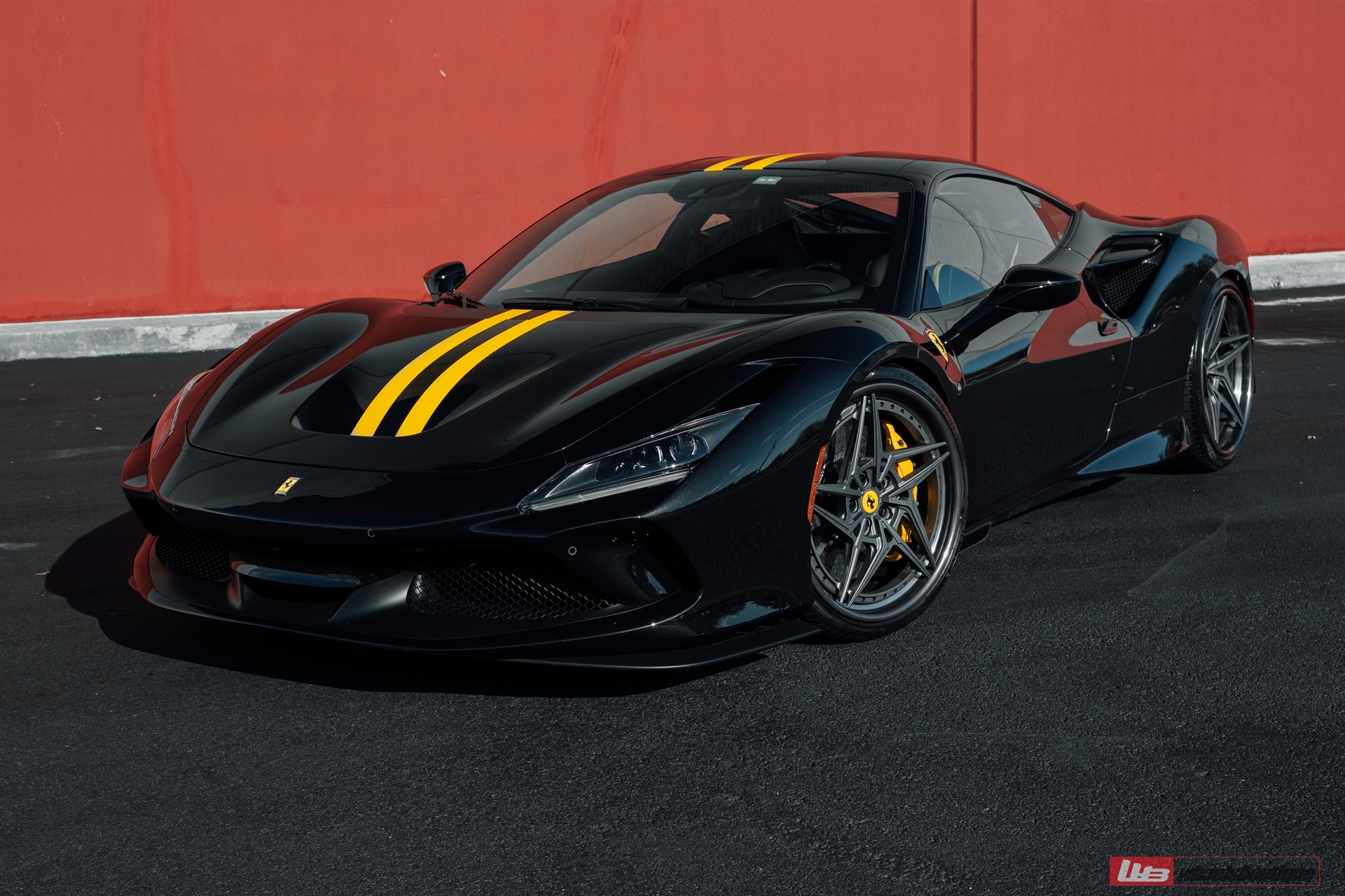 Ferrari F8 | Nero | on ANRKY S3-X3 | Satin Charcoal