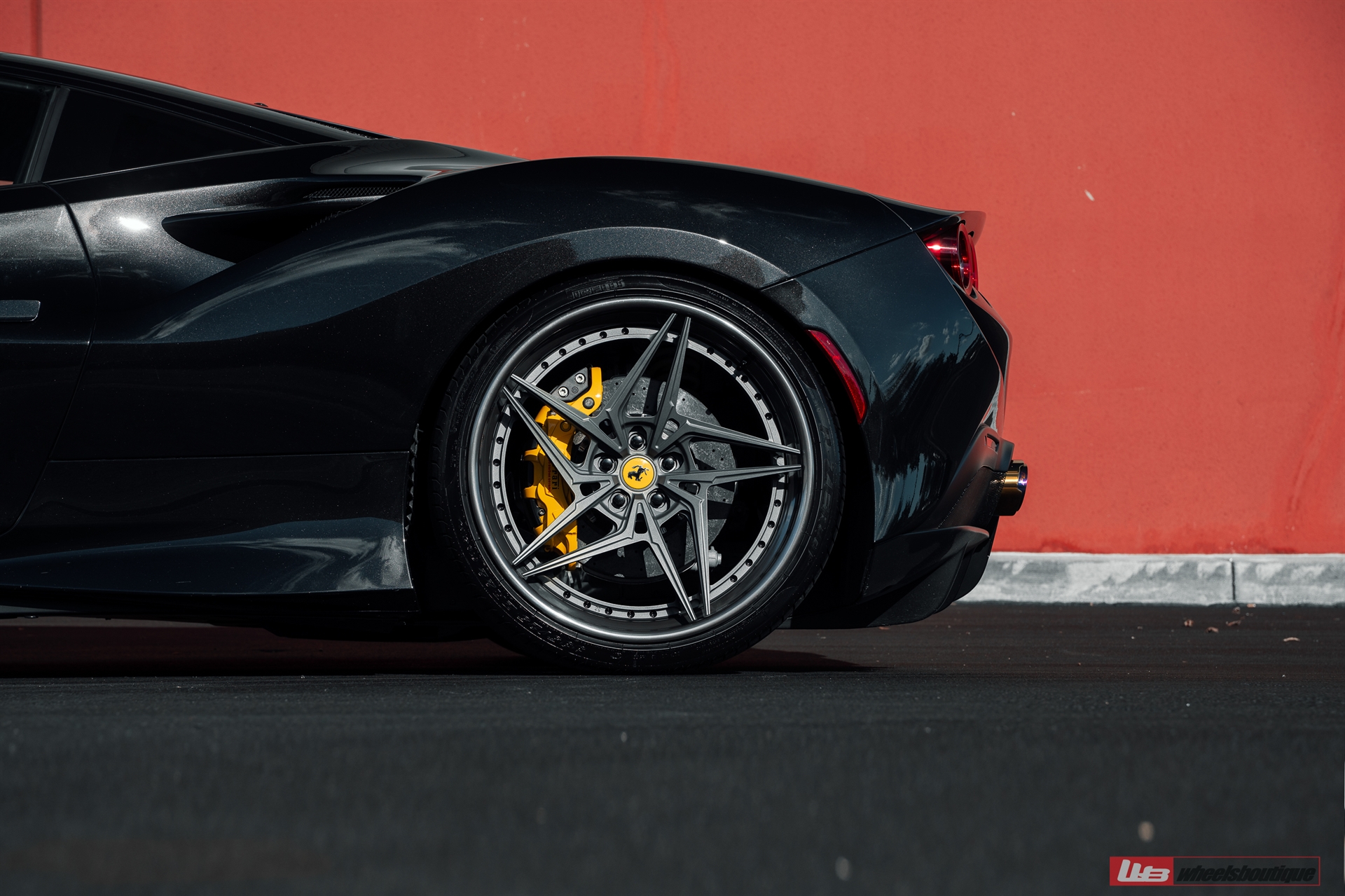 Ferrari F8 | Nero | on ANRKY S3-X3 | Satin Charcoal