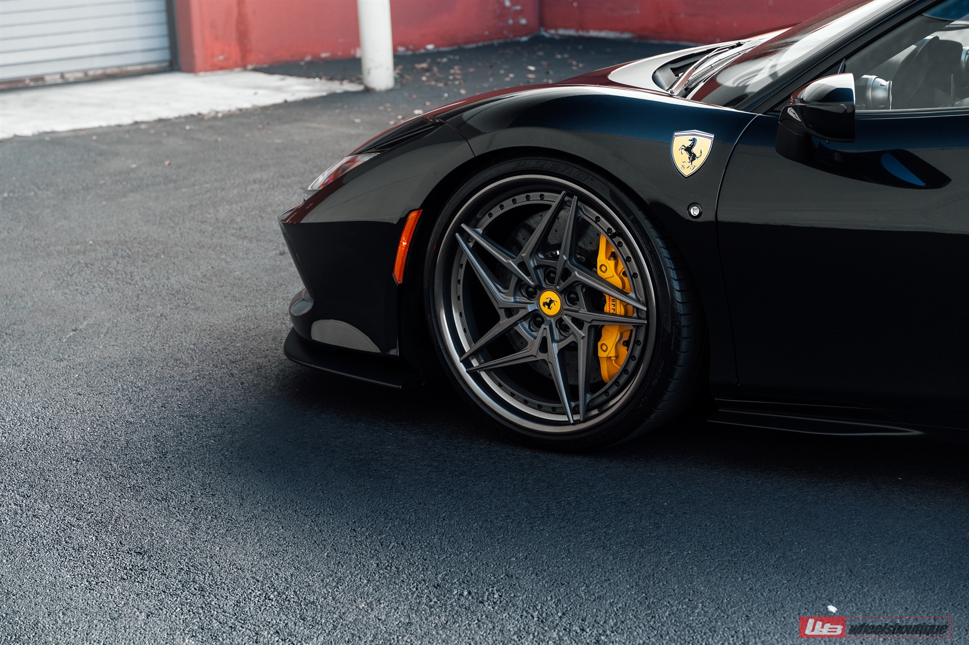 Ferrari F8 | Nero | on ANRKY S3-X3 | Satin Charcoal