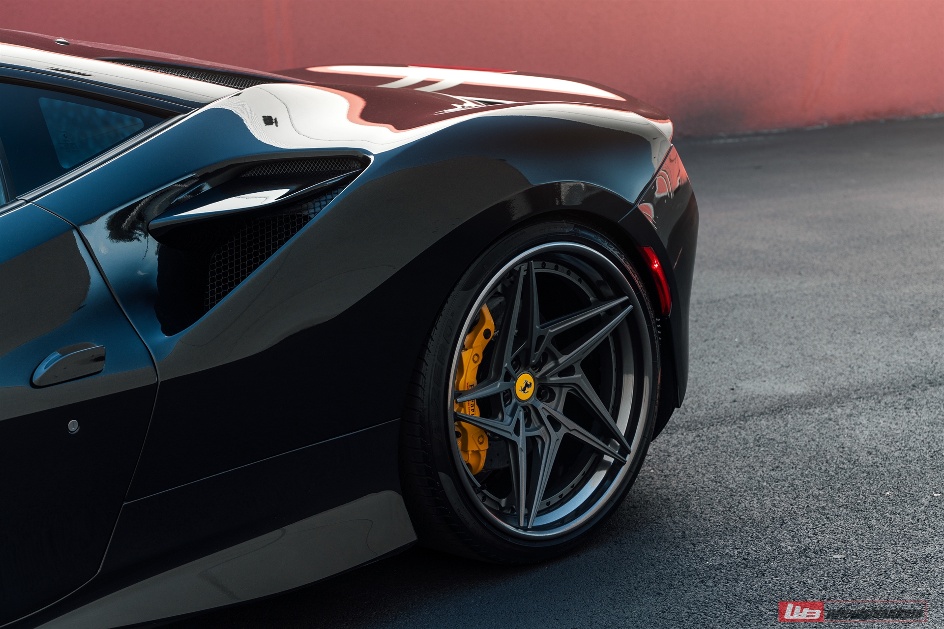 Ferrari F8 | Nero | on ANRKY S3-X3 | Satin Charcoal