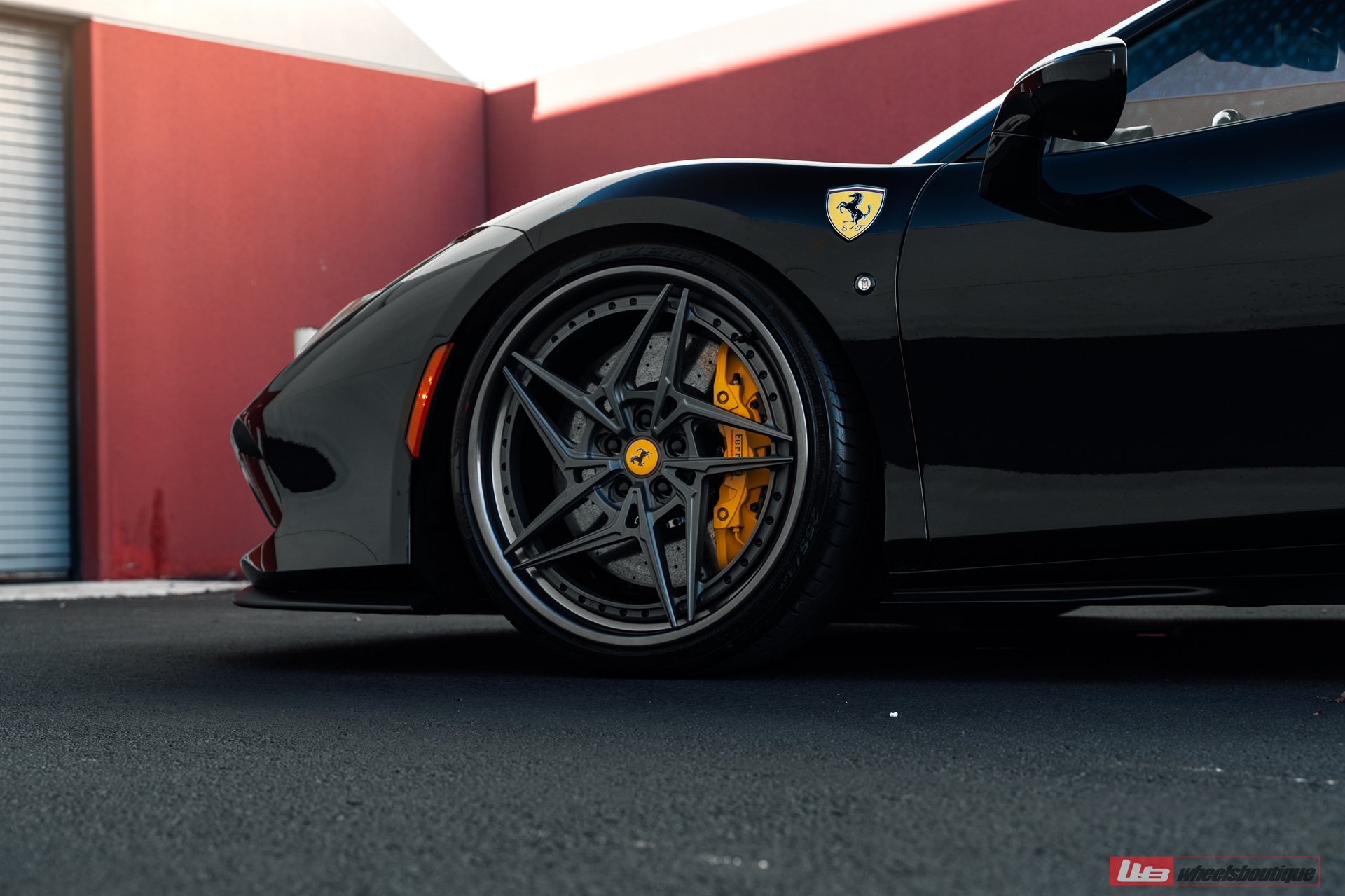 Ferrari F8 | Nero | on ANRKY S3-X3 | Satin Charcoal