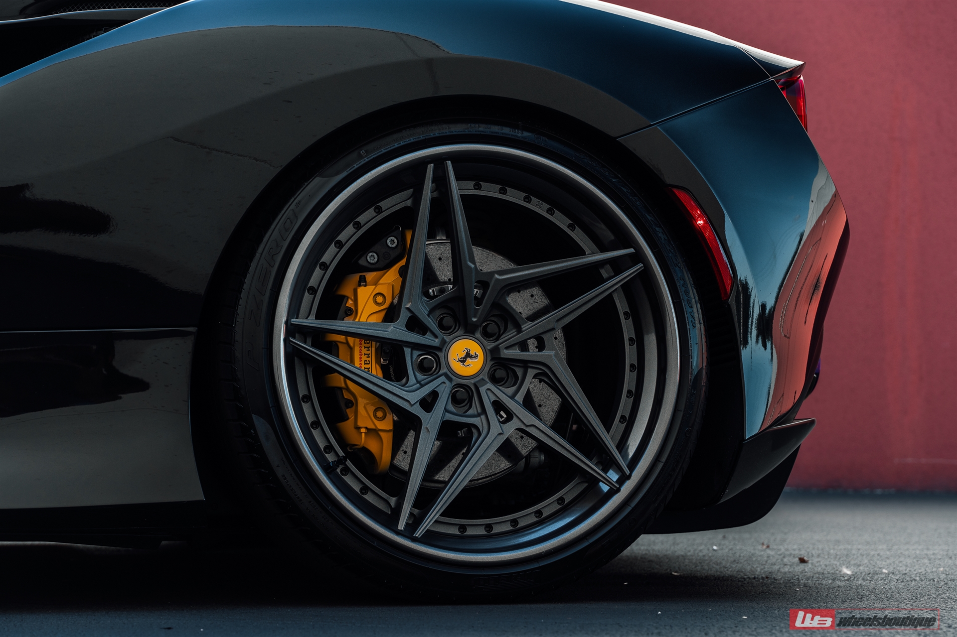 Ferrari F8 | Nero | on ANRKY S3-X3 | Satin Charcoal