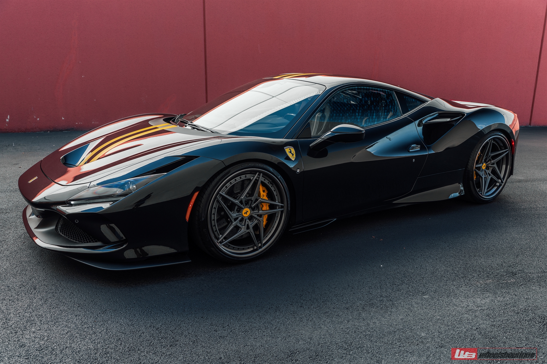 Ferrari F8 | Nero | on ANRKY S3-X3 | Satin Charcoal