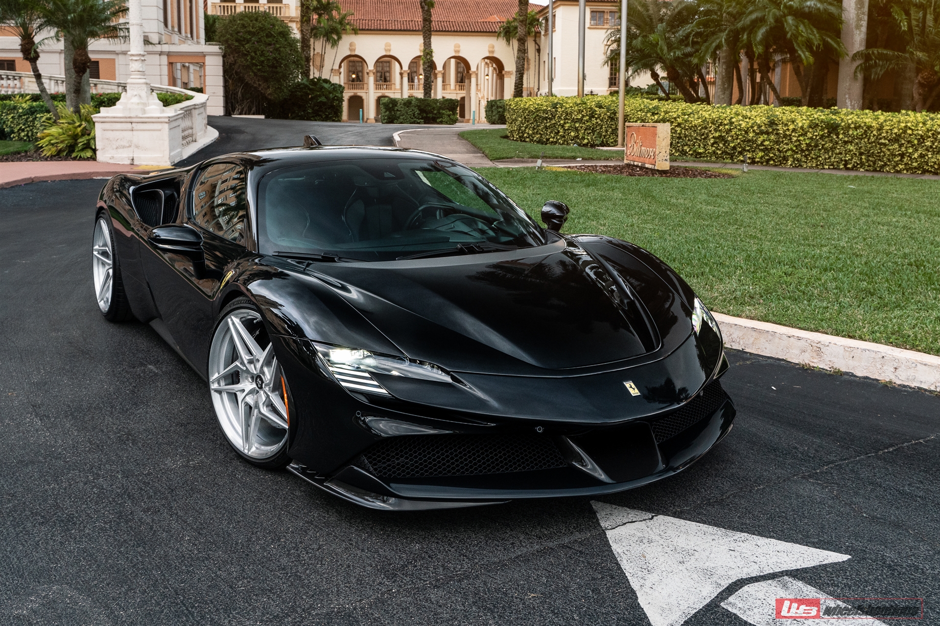 Ferrari SF90 | Nero | on ANRKY S1-X3 | Brushed Clear