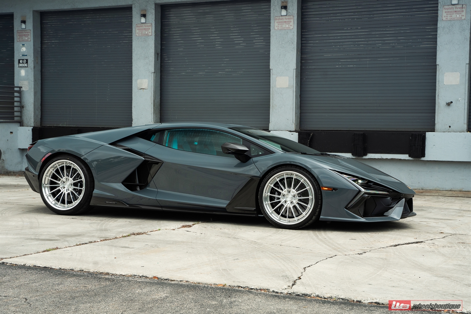Lamborghini Revuelto | | on ANRKY AN39 | Two-Tone: Brushed Clear Face + Polished Clear Windows