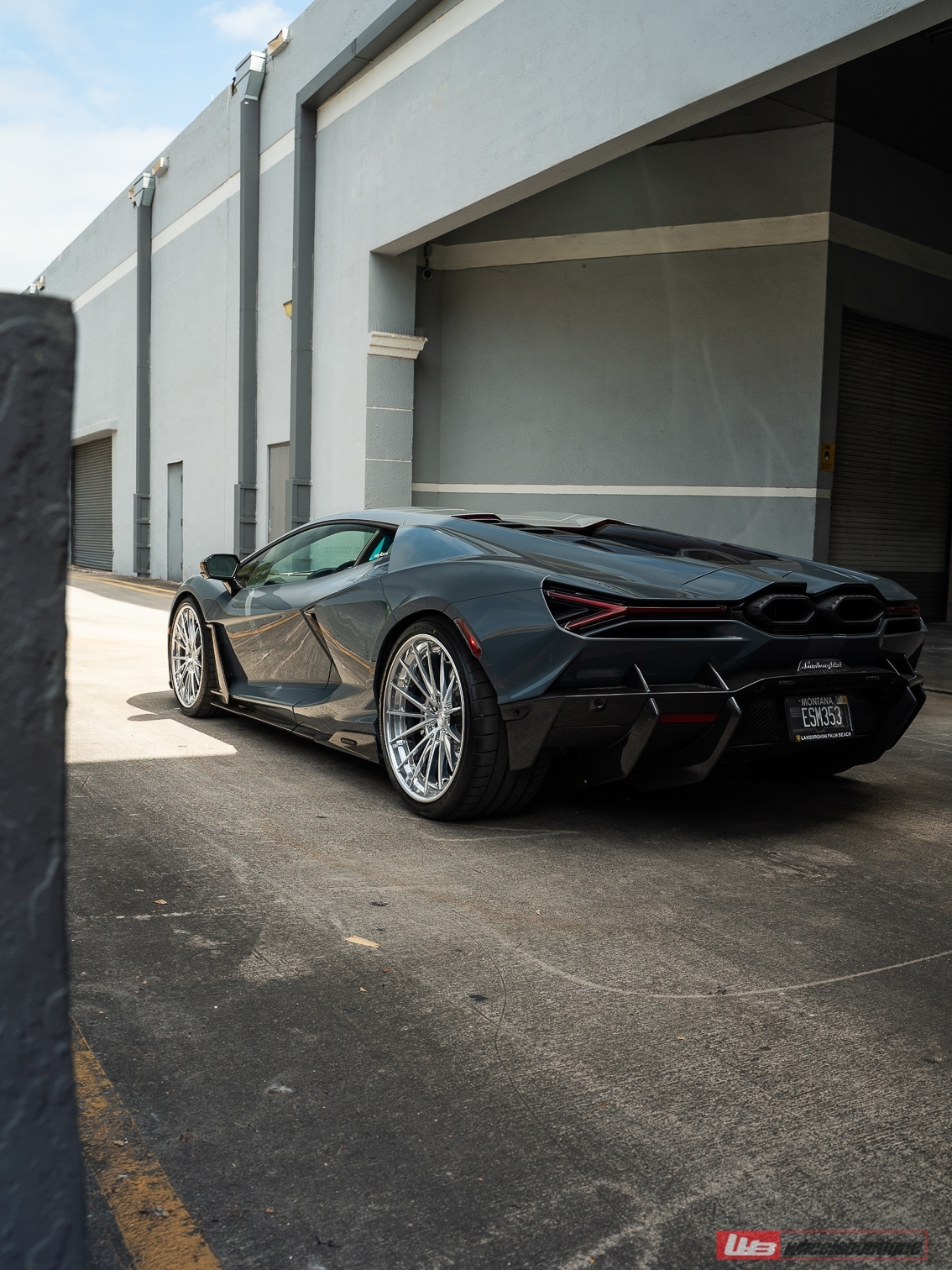 Lamborghini Revuelto | | on ANRKY AN39 | Two-Tone: Brushed Clear Face + Polished Clear Windows