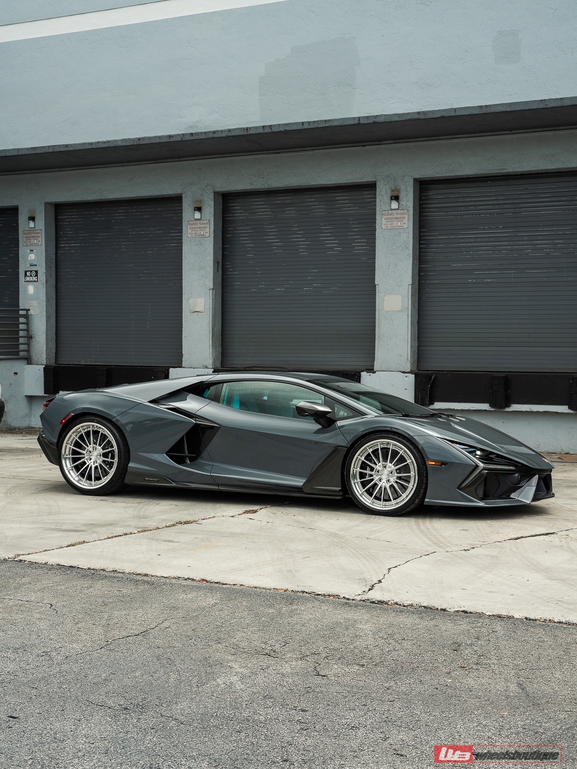 Lamborghini Revuelto | | on ANRKY AN39 | Two-Tone: Brushed Clear Face + Polished Clear Windows