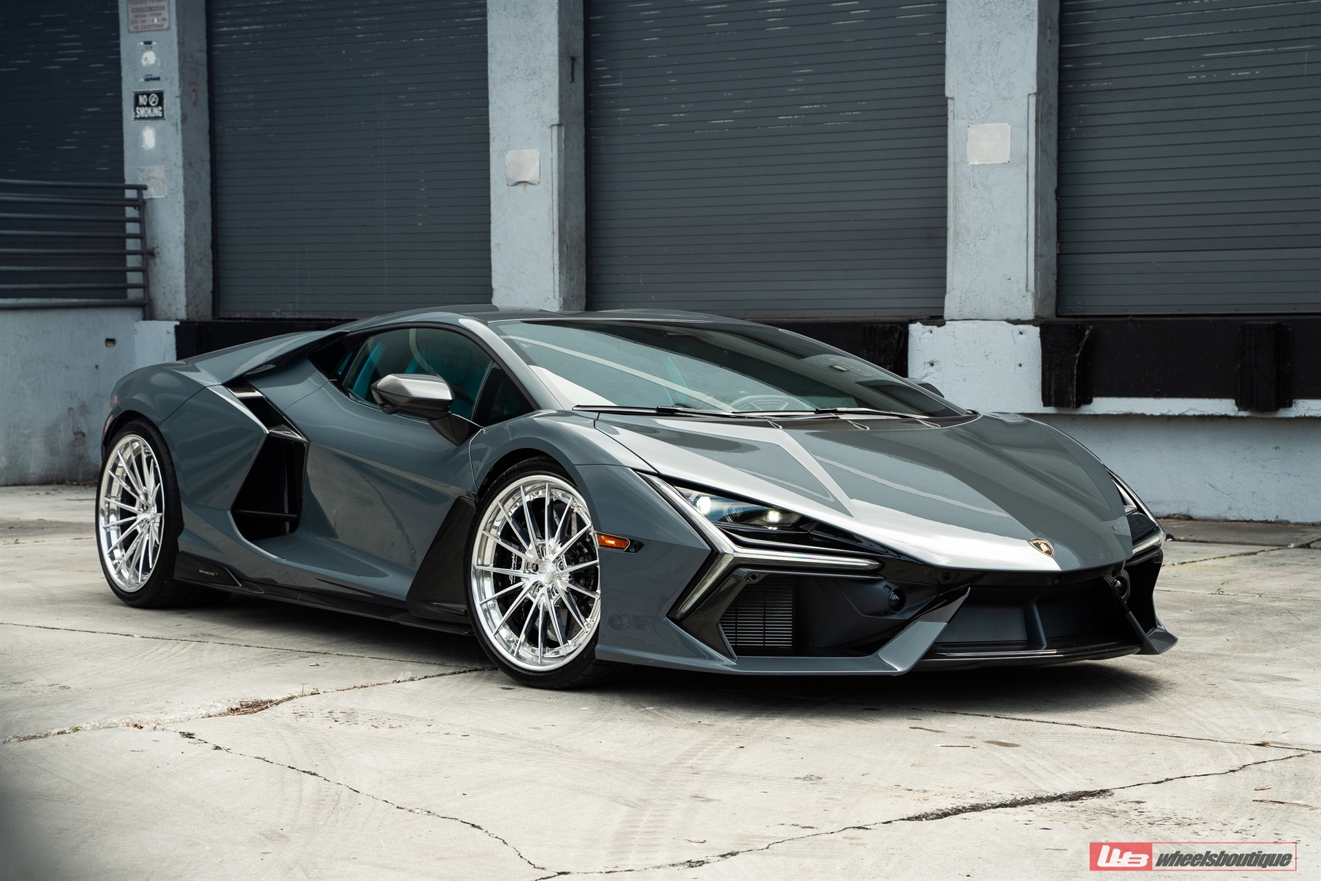 Lamborghini Revuelto | | on ANRKY AN39 | Two-Tone: Brushed Clear Face + Polished Clear Windows