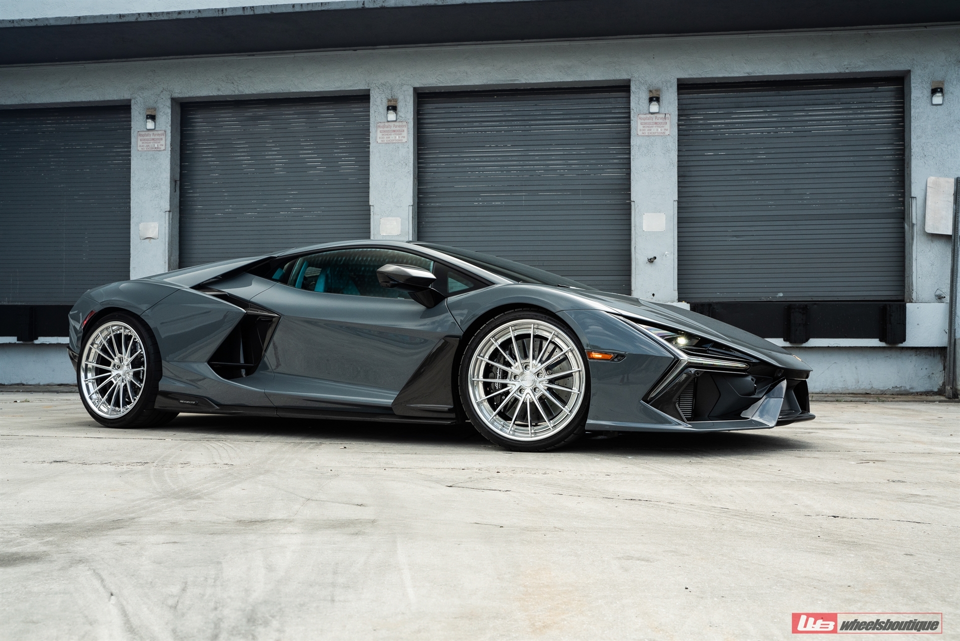 Lamborghini Revuelto | | on ANRKY AN39 | Two-Tone: Brushed Clear Face + Polished Clear Windows