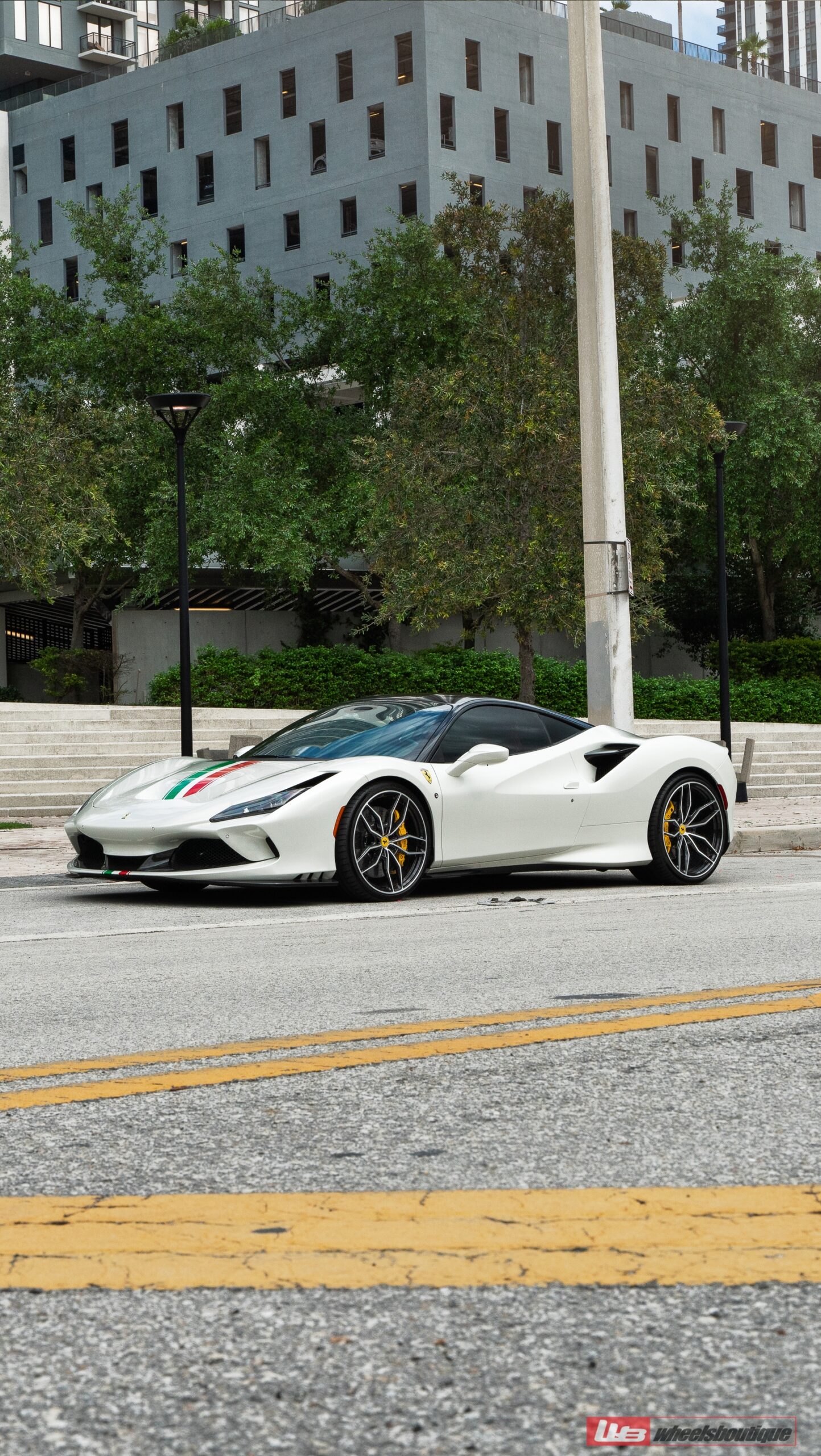 Ferrari F8 | Binaco Avus | on ANRKY AN11 | Two-Tone: Brushed Clear Face + Gloss Black Windows