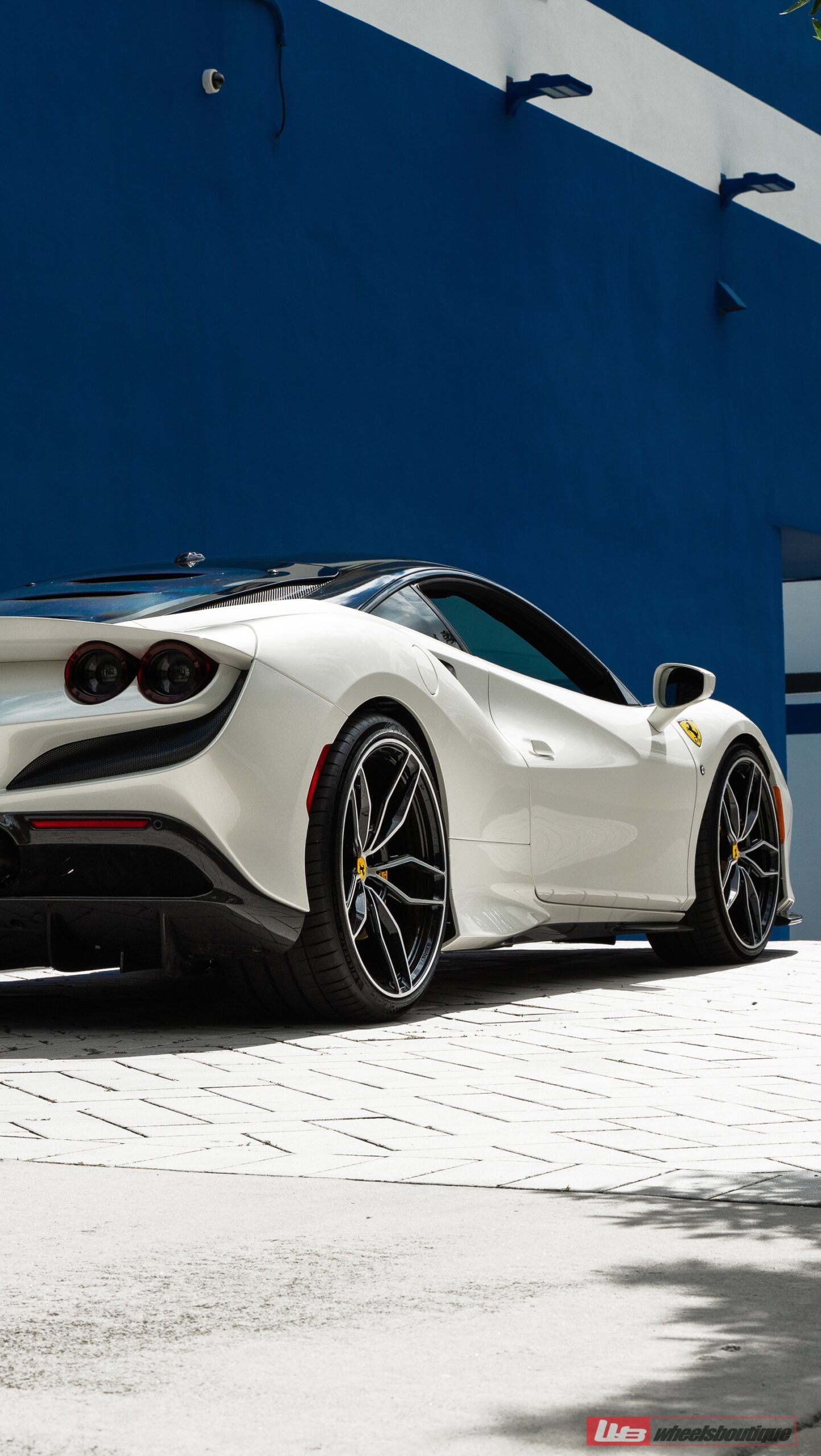 Ferrari F8 | Binaco Avus | on ANRKY AN11 | Two-Tone: Brushed Clear Face + Gloss Black Windows