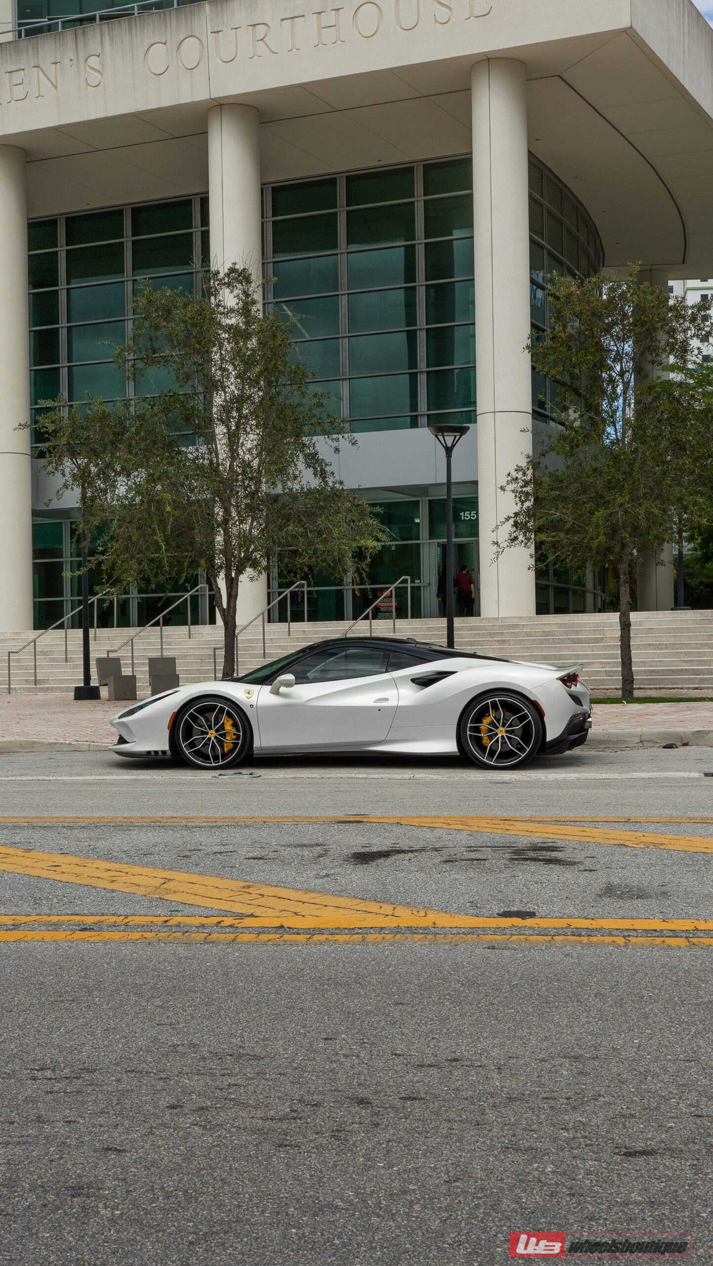 Ferrari F8 | Binaco Avus | on ANRKY AN11 | Two-Tone: Brushed Clear Face + Gloss Black Windows