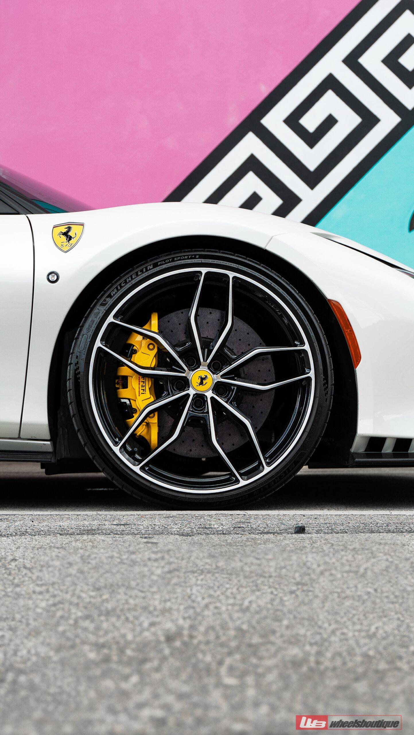 Ferrari F8 | Binaco Avus | on ANRKY AN11 | Two-Tone: Brushed Clear Face + Gloss Black Windows