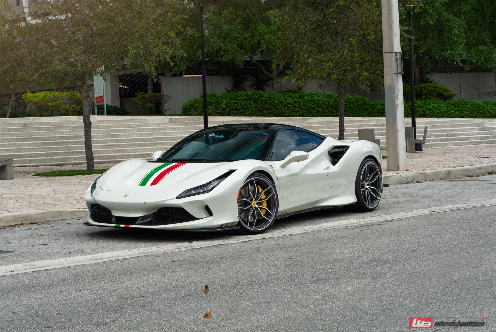 Ferrari F8 | Binaco Avus | on ANRKY AN11 | Two-Tone: Brushed Clear Face + Gloss Black Windows