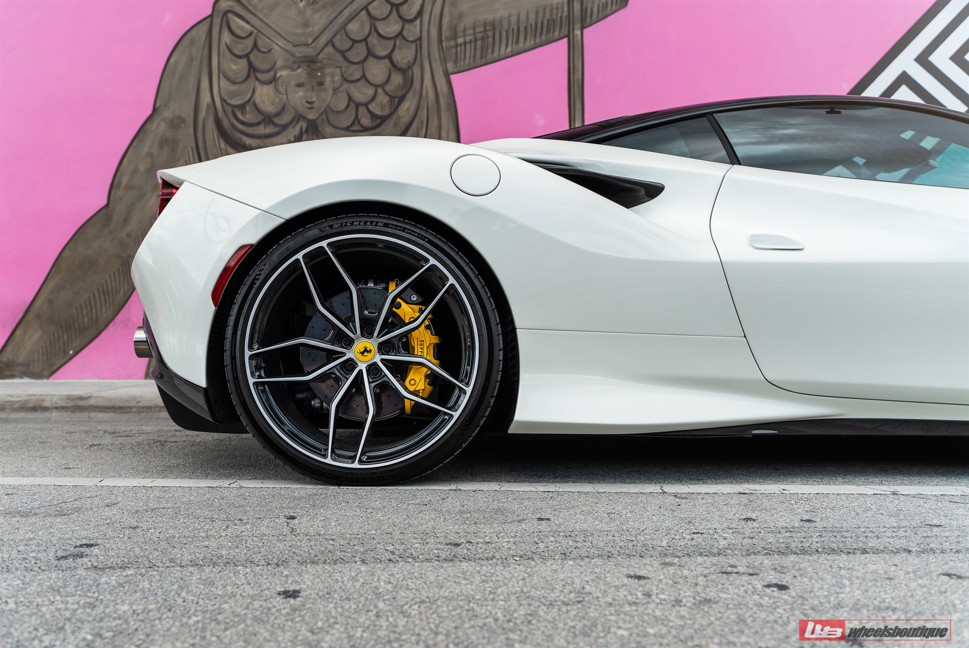 Ferrari F8 | Binaco Avus | on ANRKY AN11 | Two-Tone: Brushed Clear Face + Gloss Black Windows