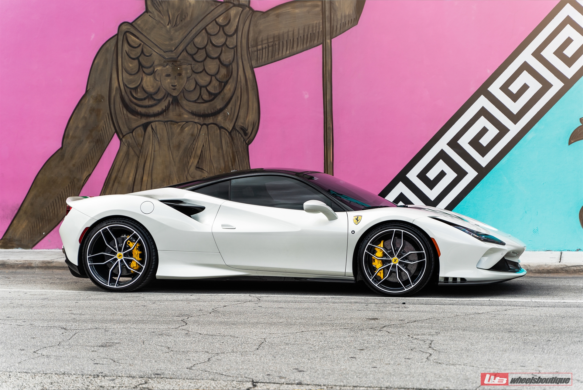 Ferrari F8 | Binaco Avus | on ANRKY AN11 | Two-Tone: Brushed Clear Face + Gloss Black Windows