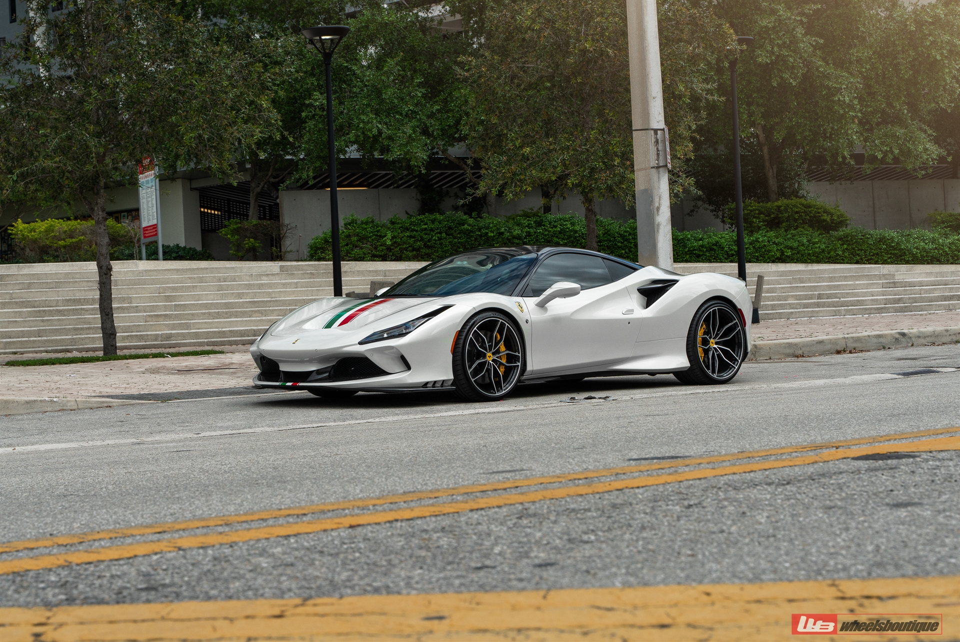Ferrari F8 | Binaco Avus | on ANRKY AN11 | Two-Tone: Brushed Clear Face + Gloss Black Windows