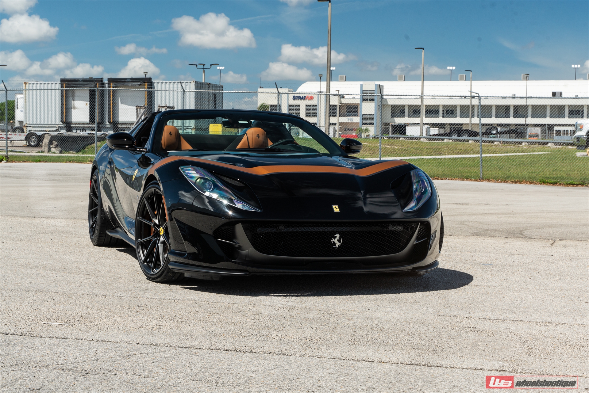 Ferrari 812 GTS | Nero | on ANRKY AN12 | Satin Black