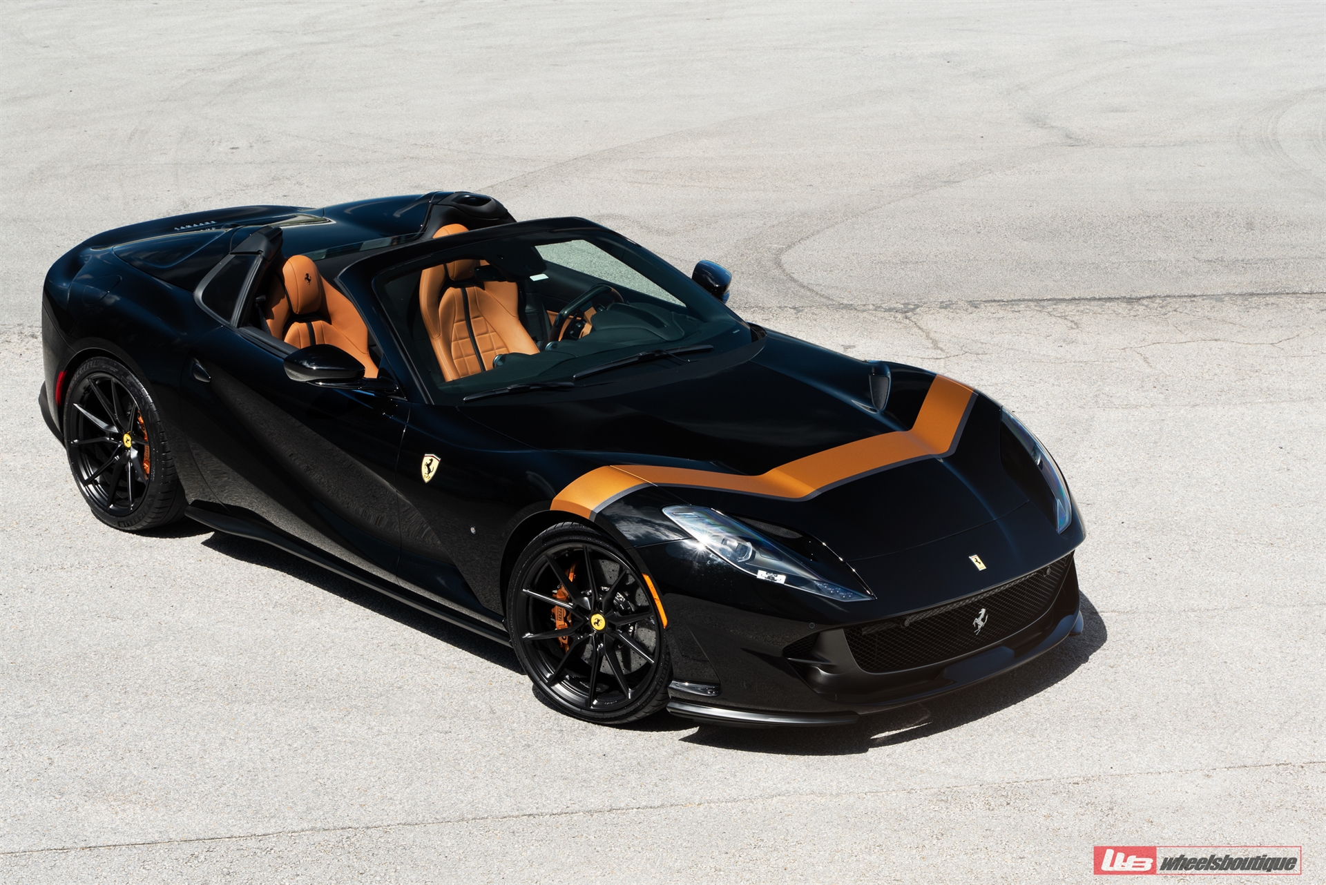 Ferrari 812 GTS | Nero | on ANRKY AN12 | Satin Black