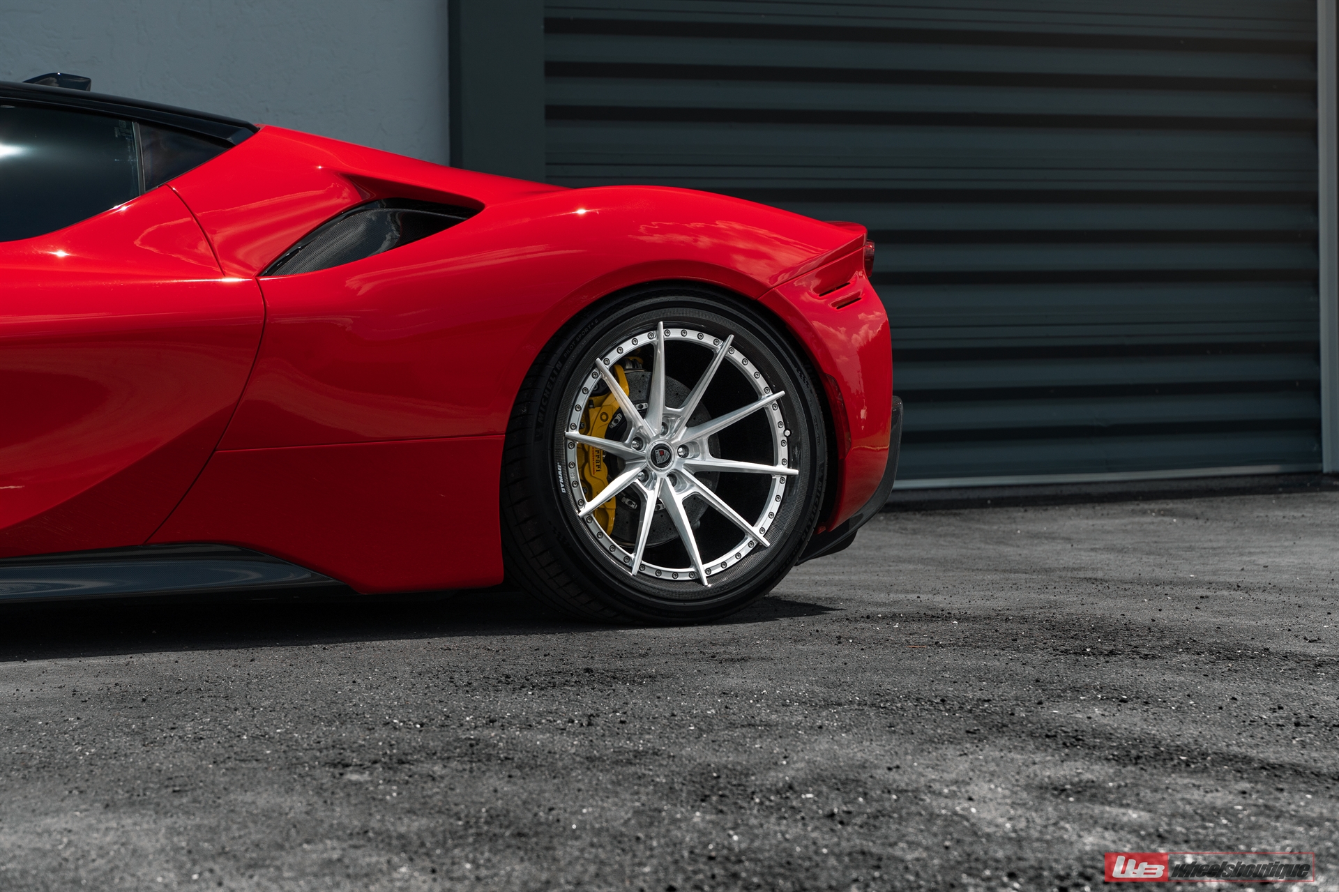 Ferrari SF90 | Rosso Corsa | on ANRKY C38 | Brushed Clear