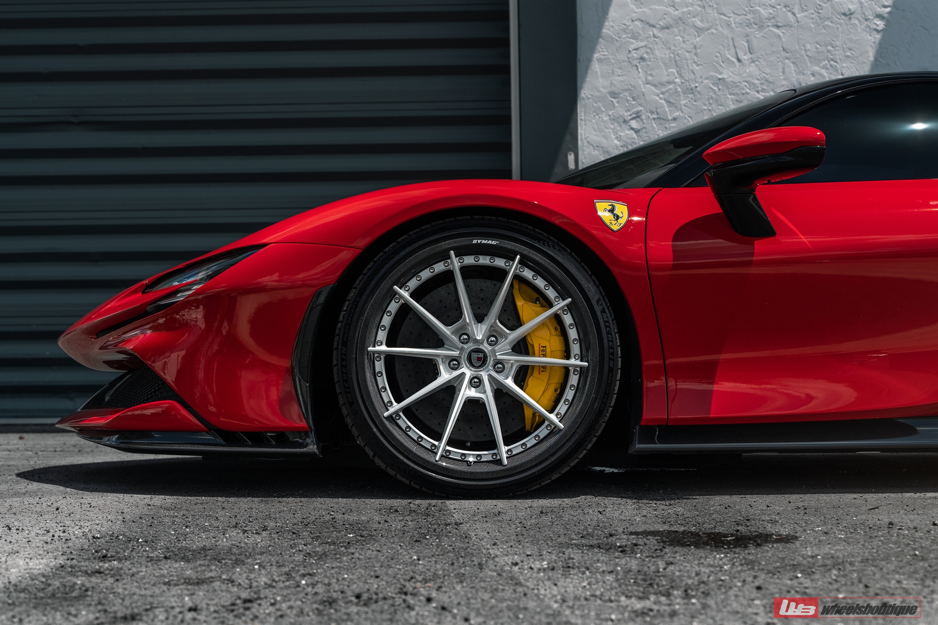 Ferrari SF90 | Rosso Corsa | on ANRKY C38 | Brushed Clear