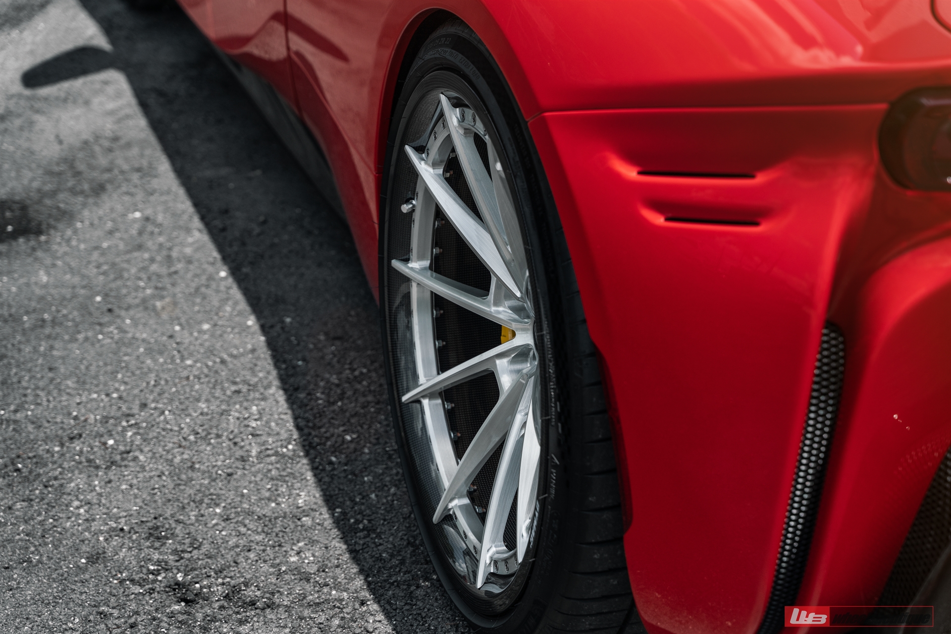 Ferrari SF90 | Rosso Corsa | on ANRKY C38 | Brushed Clear