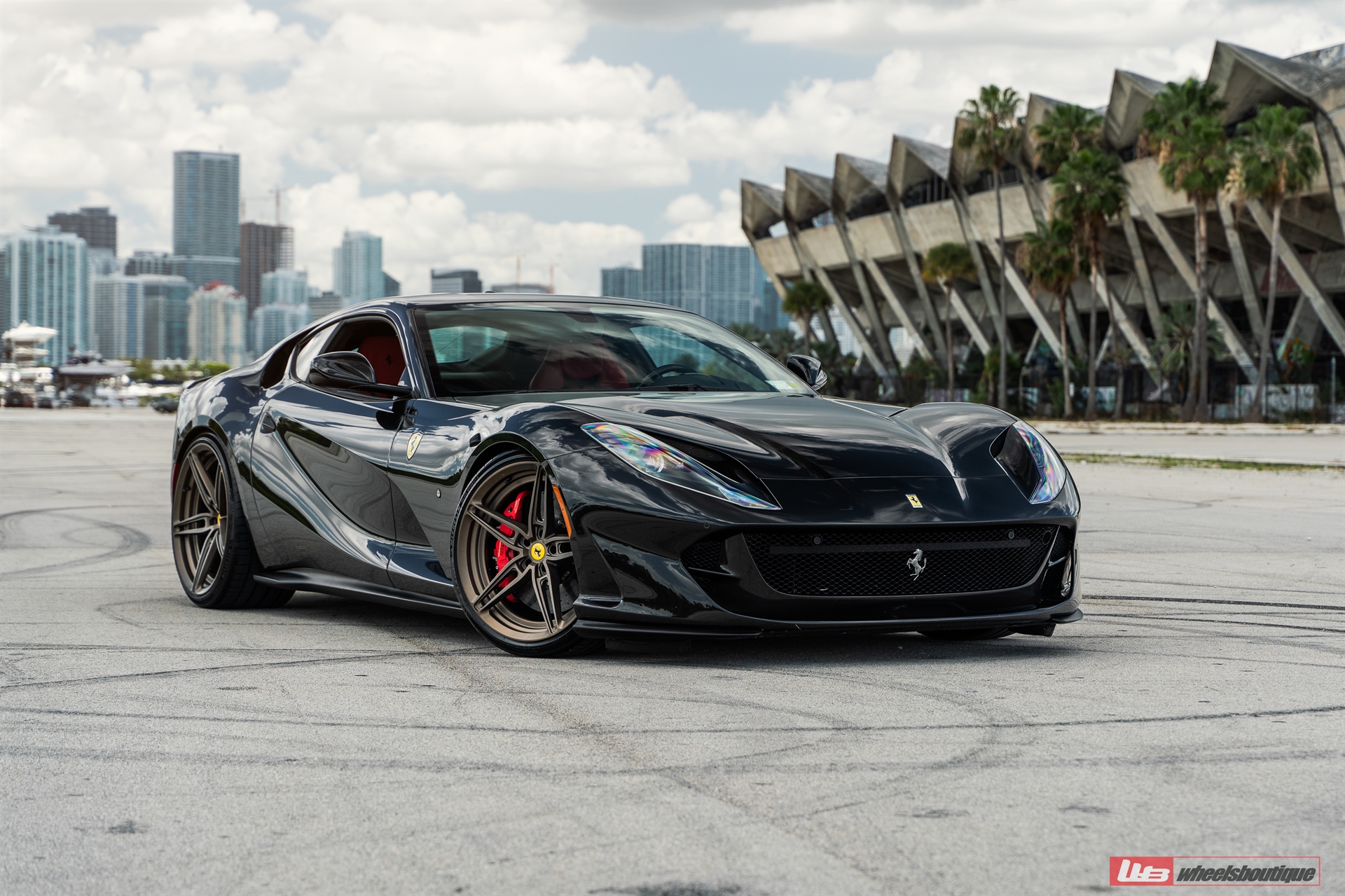 Ferrari 812 | Nero | on ANRKY AN27 | Satin Bronze